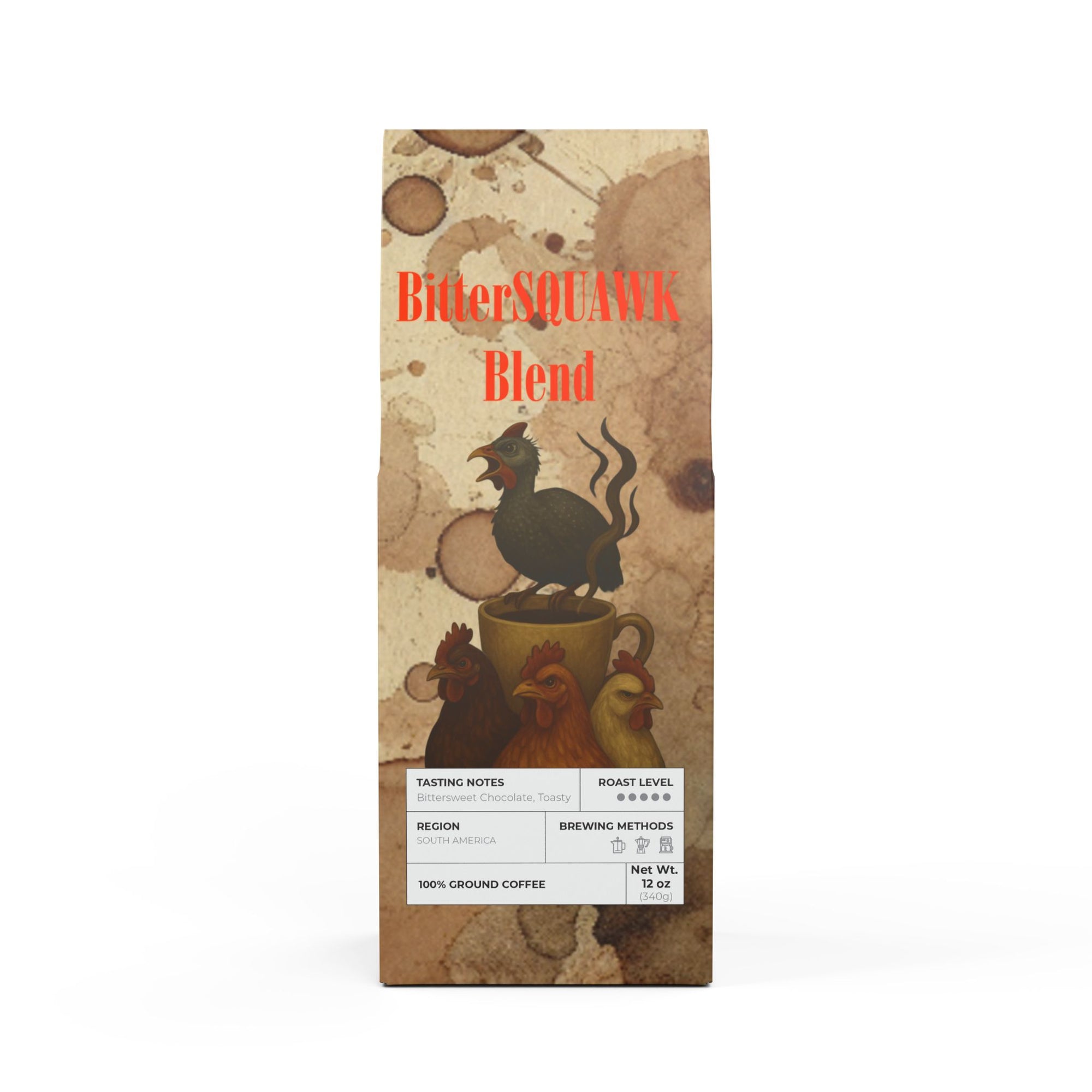 BitterSQUAWK Blend (Dark French Roast)