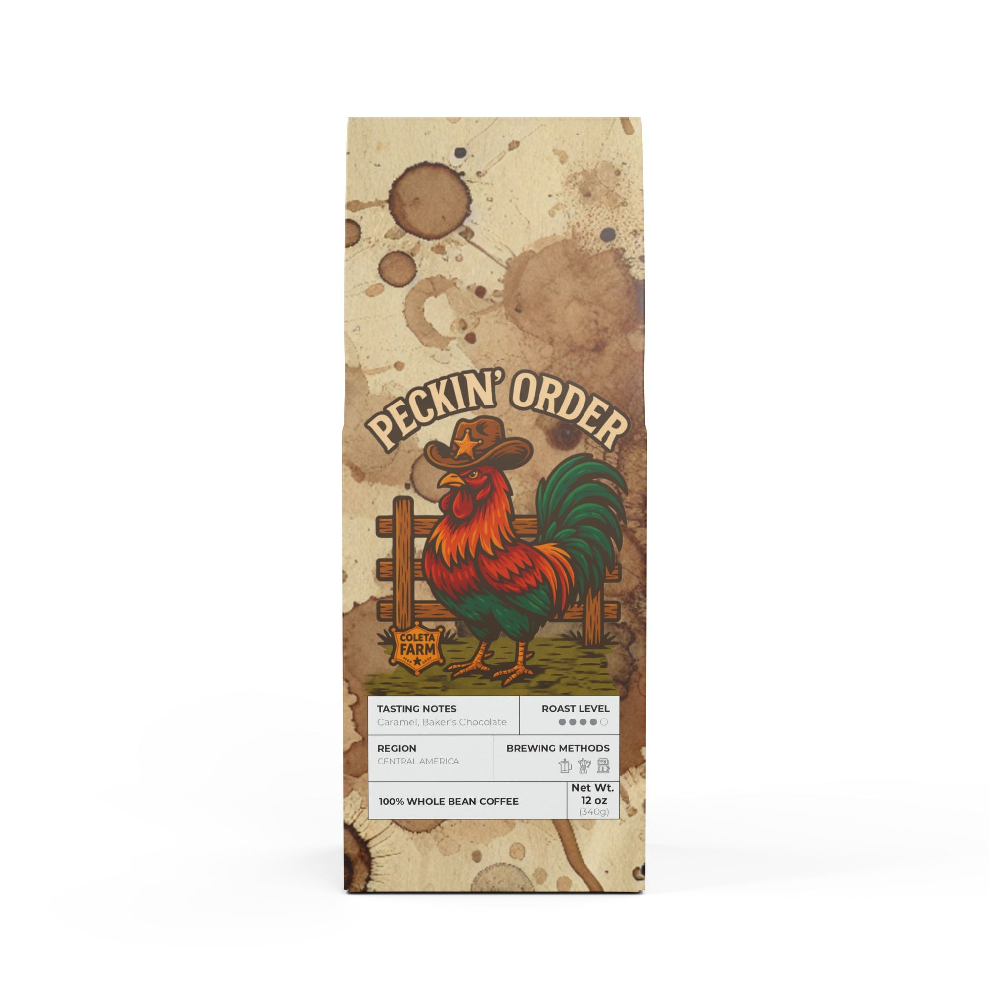 Peckin Order Coffee Blend (Medium-Dark Roast)