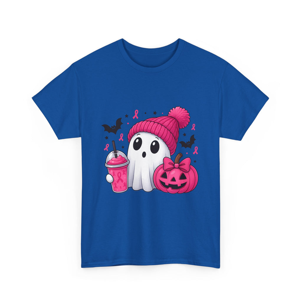 Cute Halloween Ghost Tee, Unisex Halloween Shirt, Spooky Graphic Tee, Fall Apparel, Trick or Treat Shirt, Pumpkin and Ghost Design