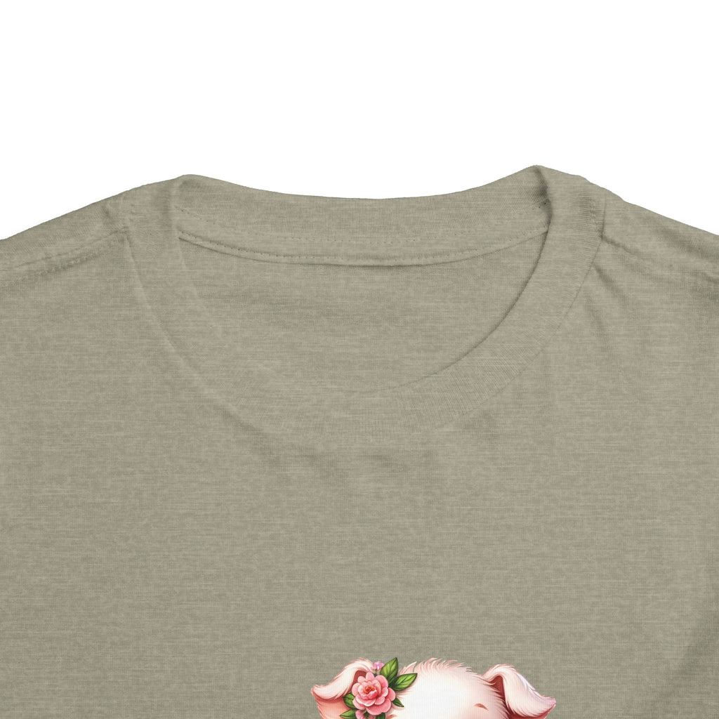Sassy Pig Toddler Tee, Cute Kids T-Shirt, Birthday Gift, Toddler Apparel, Funny Animal Shirt, Playful Baby Tee