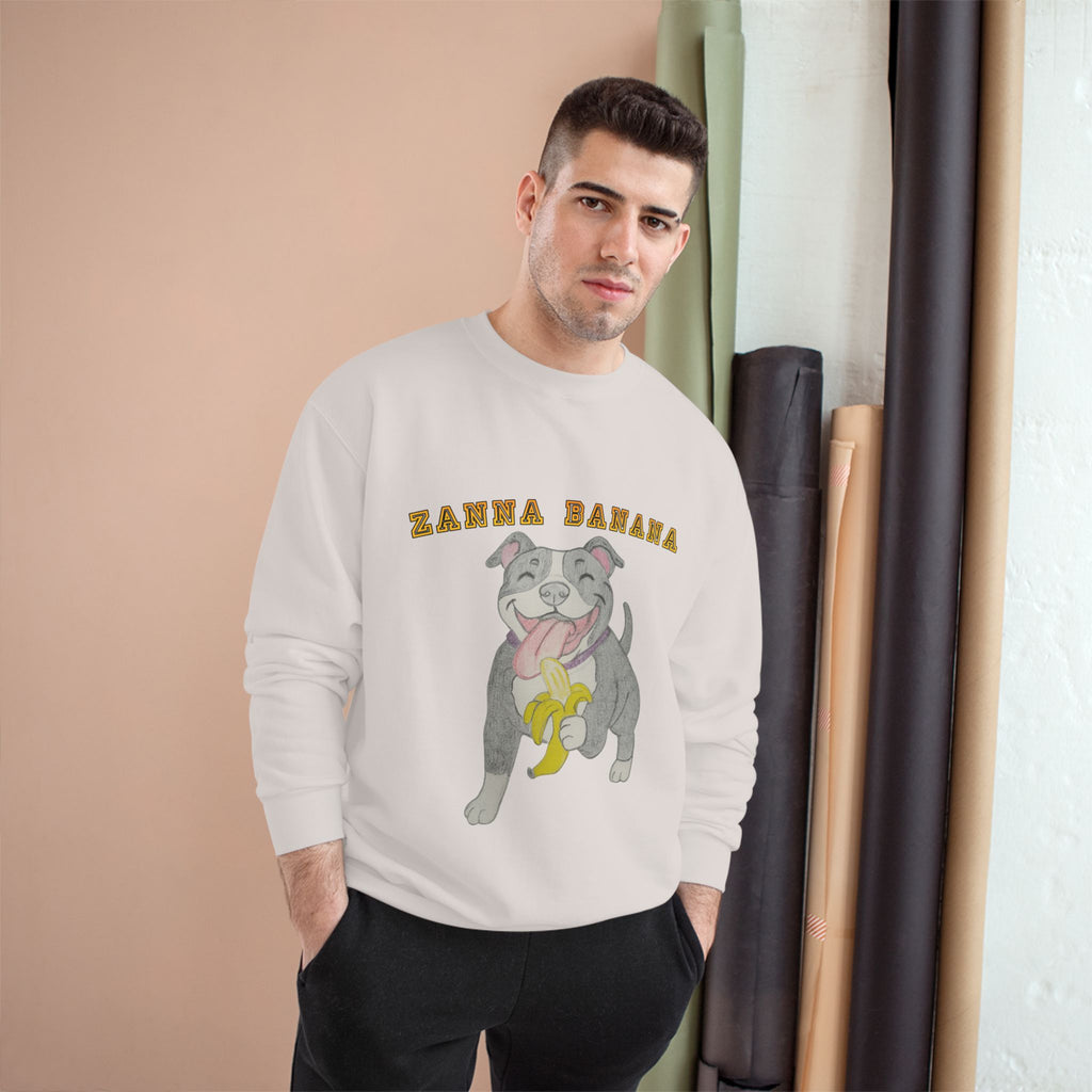 Champion Sweatshirt with Cute Dog Design, Cozy Pet Lover Gift, Funny Dog Sweatshirt, Perfect for Birthdays and Casual Wear