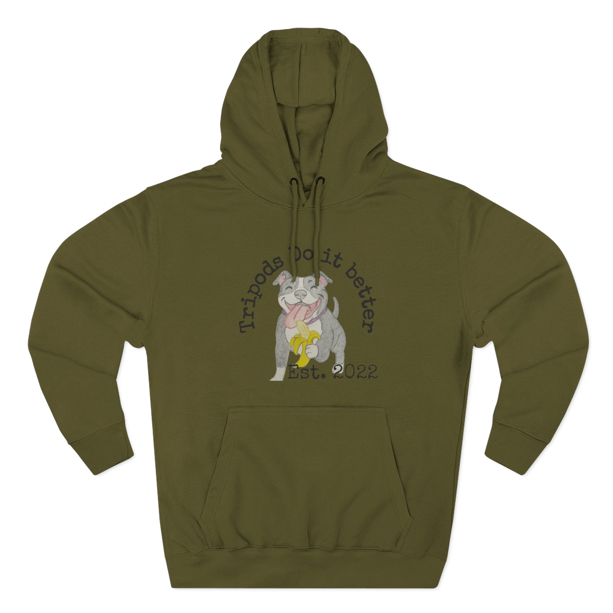 Three-Panel Fleece Hoodie - Perfect Gift for Animal Lovers, Cozy Comfort for Any Occasion, Celebrating Pets, Unique Pet Tribute [...]
