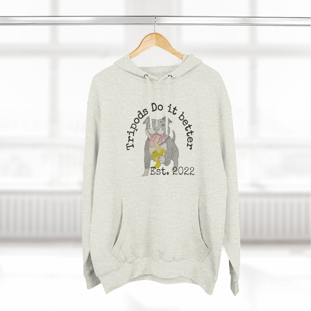Three-Panel Fleece Hoodie - Perfect Gift for Animal Lovers, Cozy Comfort for Any Occasion, Celebrating Pets, Unique Pet Tribute [...]