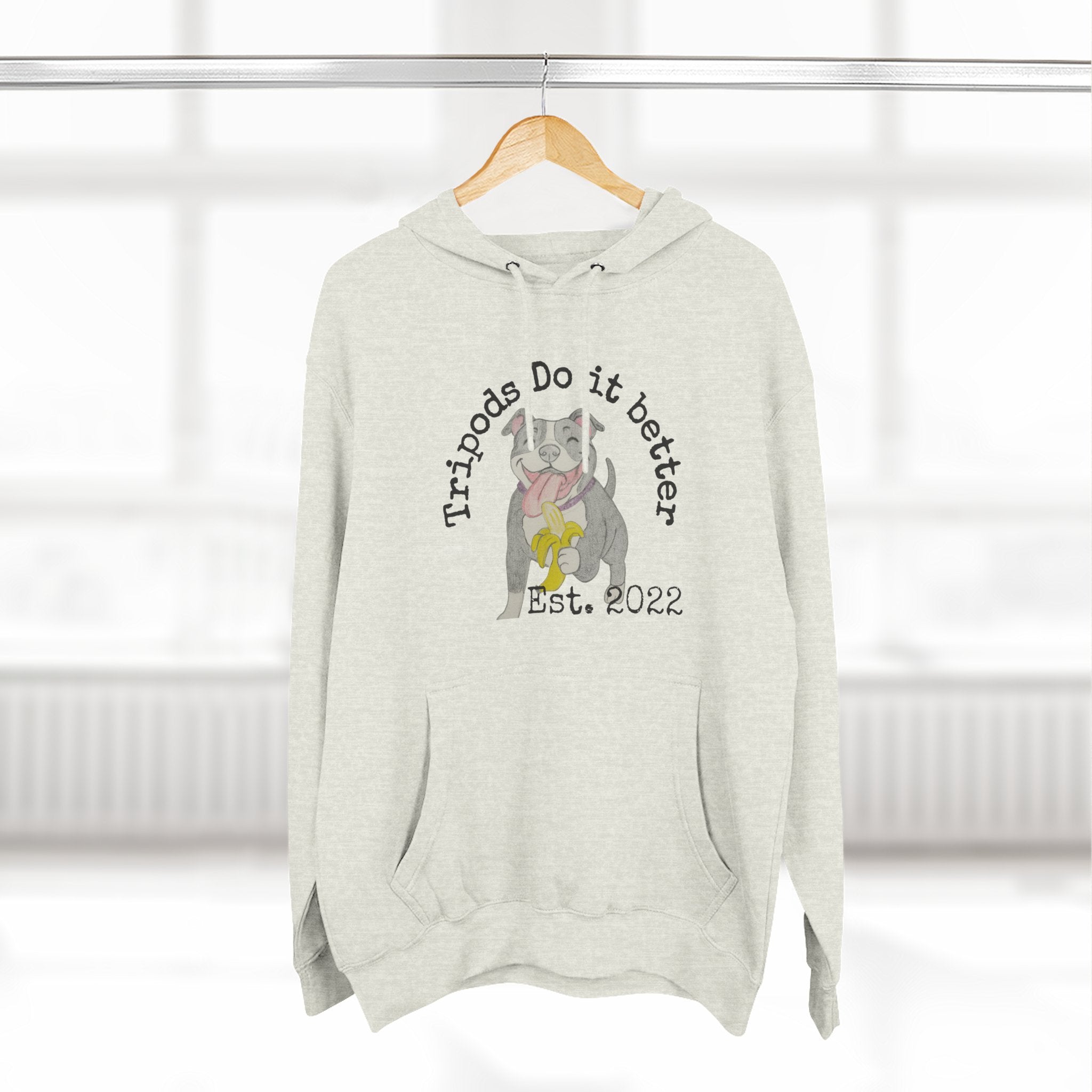Three-Panel Fleece Hoodie - Perfect Gift for Animal Lovers, Cozy Comfort for Any Occasion, Celebrating Pets, Unique Pet Tribute [...]
