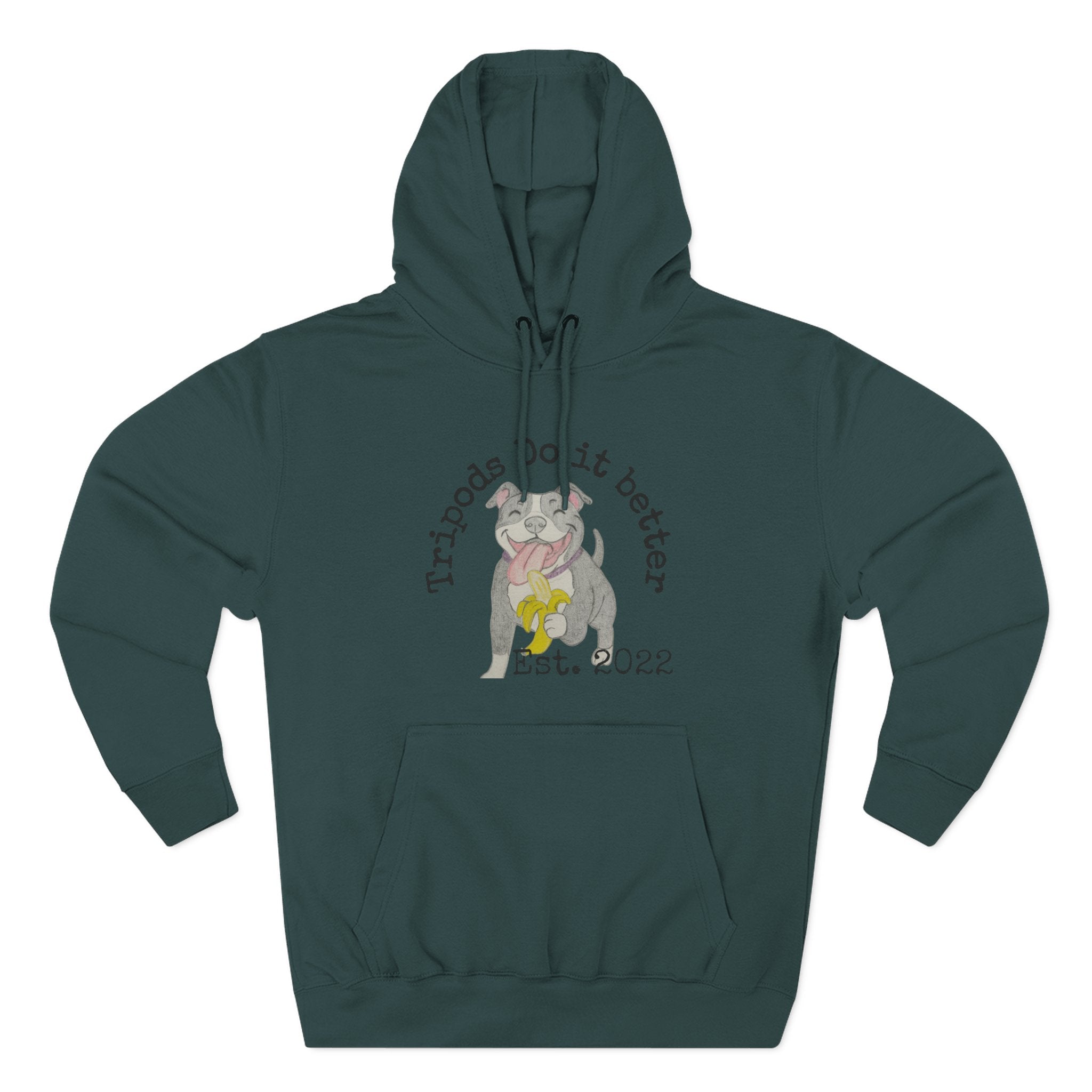 Three-Panel Fleece Hoodie - Perfect Gift for Animal Lovers, Cozy Comfort for Any Occasion, Celebrating Pets, Unique Pet Tribute [...]