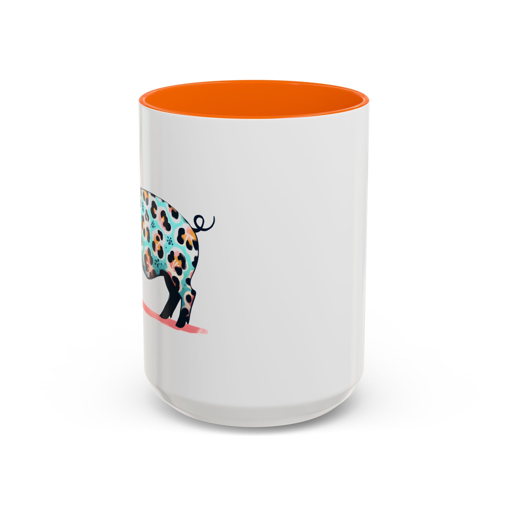 Playful Leopard Print Accent Coffee Mug | Unique Gift for Animal Lovers, Kitchen Decor, Tea Lovers, Birthday Present, Personalized Mug