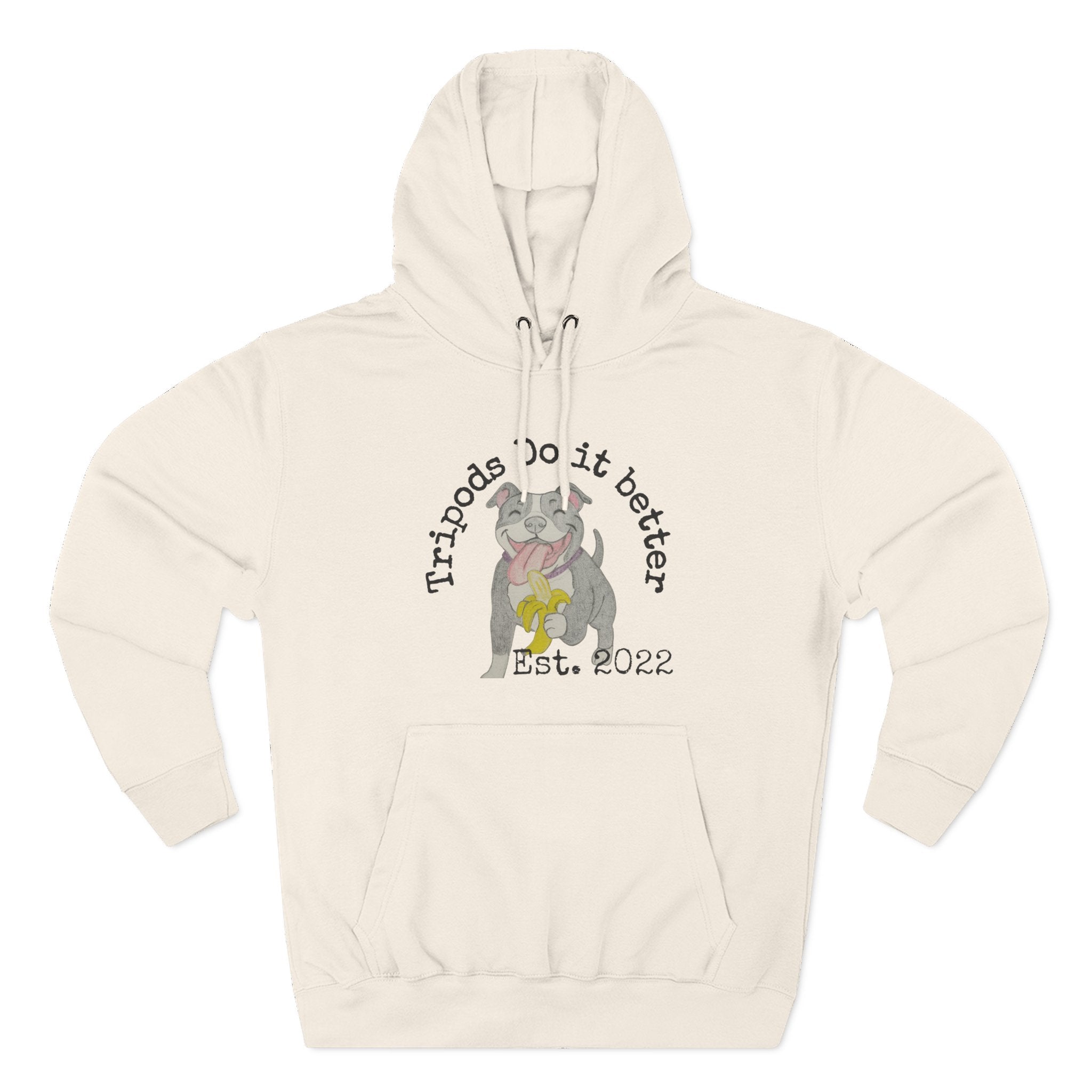 Three-Panel Fleece Hoodie - Perfect Gift for Animal Lovers, Cozy Comfort for Any Occasion, Celebrating Pets, Unique Pet Tribute [...]