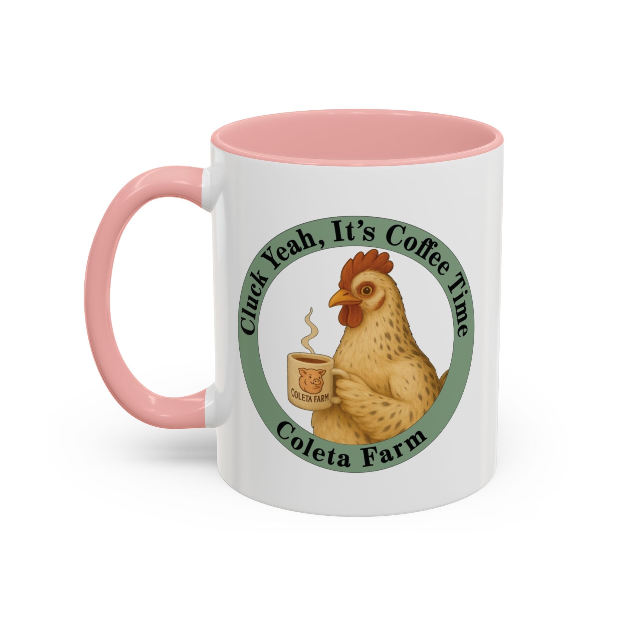 11 oz Charming Chicken Lover Coffee Mug, Gift for Cat Enthusiasts, Cozy Home Decor, Funny Cat Mug, Purrfect for Any Occasion