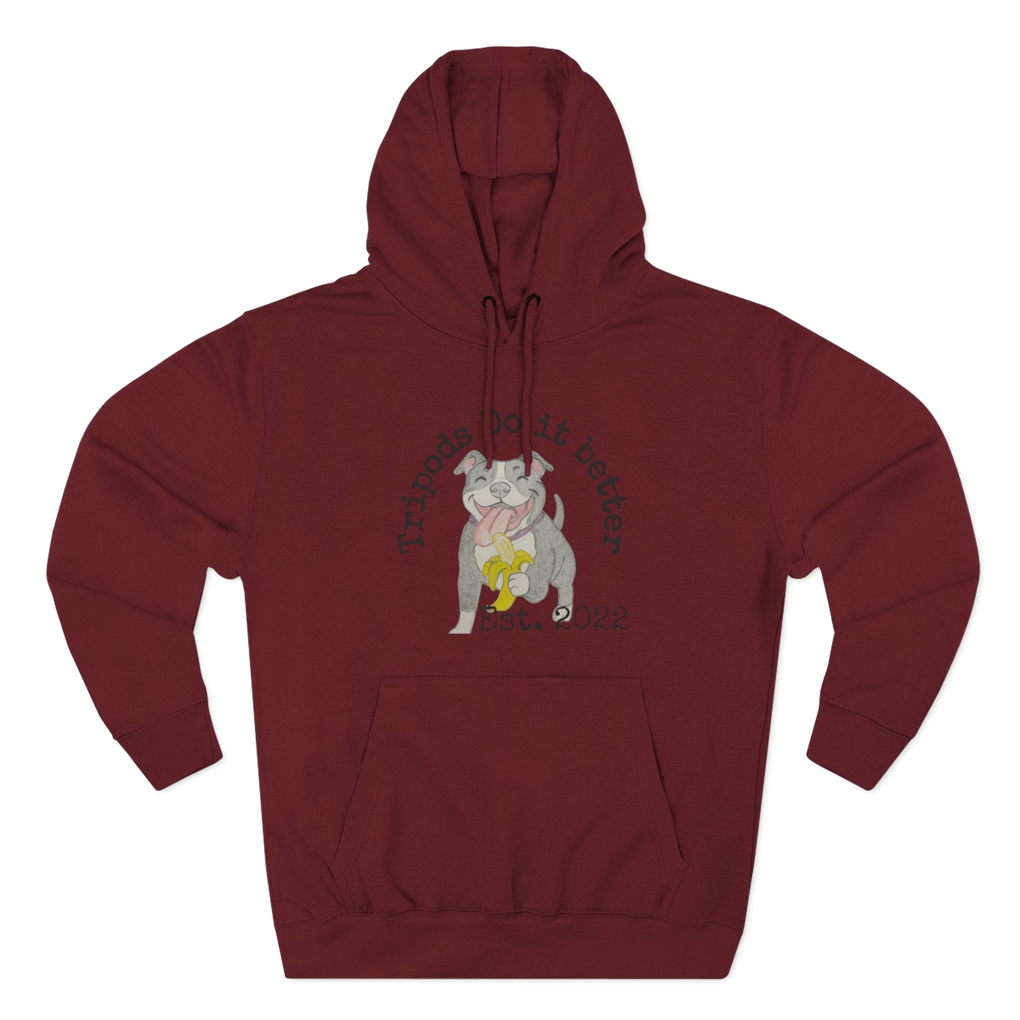 Three-Panel Fleece Hoodie - Perfect Gift for Animal Lovers, Cozy Comfort for Any Occasion, Celebrating Pets, Unique Pet Tribute [...]