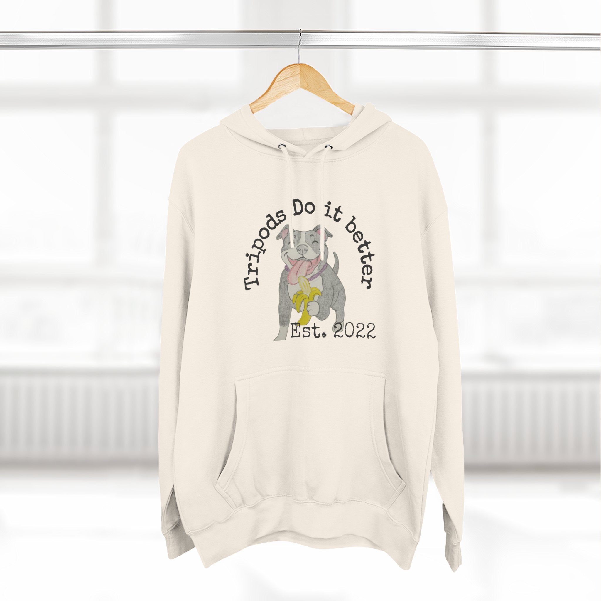 Three-Panel Fleece Hoodie - Perfect Gift for Animal Lovers, Cozy Comfort for Any Occasion, Celebrating Pets, Unique Pet Tribute [...]
