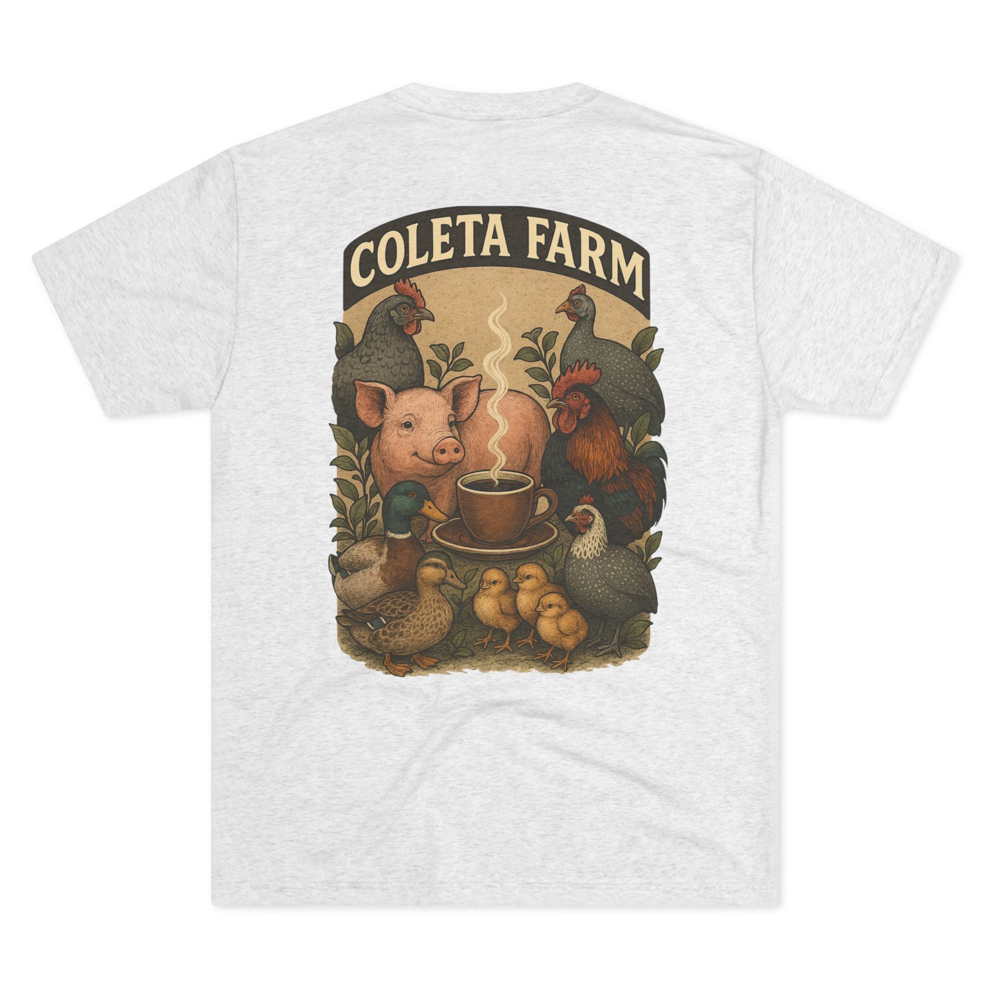 Coleta Farm Animal Tee - Vintage Farm Design, Unisex Graphic Shirt, Animal Lovers Gift, Farmhouse Decor, Casual Everyday Wear
