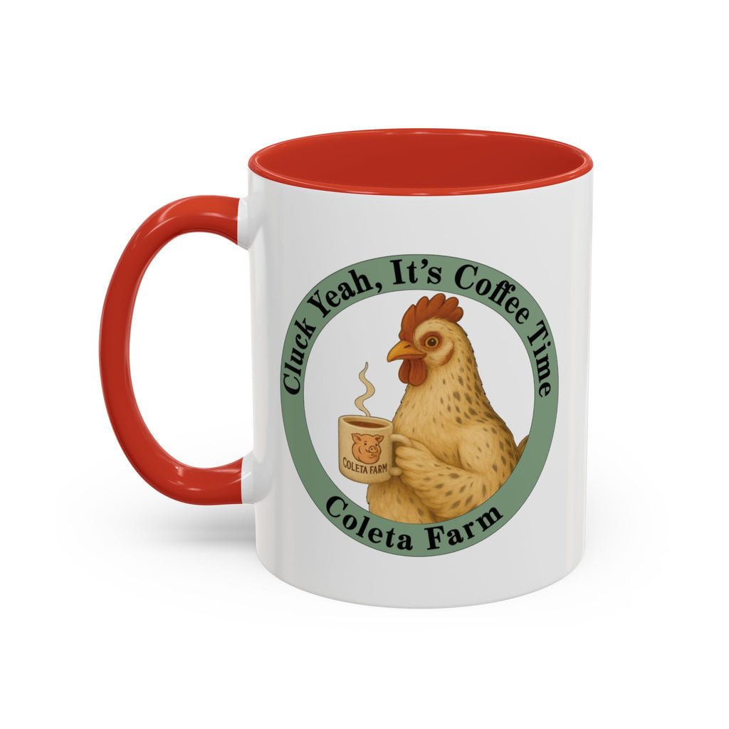 11 oz Charming Chicken Lover Coffee Mug, Gift for Cat Enthusiasts, Cozy Home Decor, Funny Cat Mug, Purrfect for Any Occasion