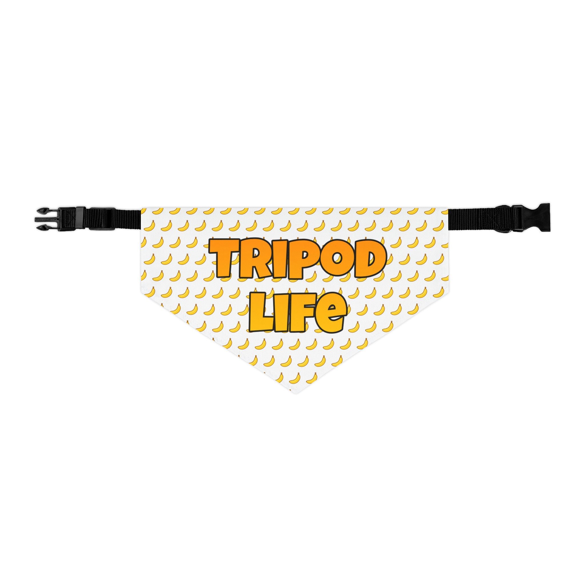 Tripod Life Pet Bandana Collar, Cute Dog Accessories, Stylish Pet Fashion, Gift for Dog Owners, Fun Pet Apparel