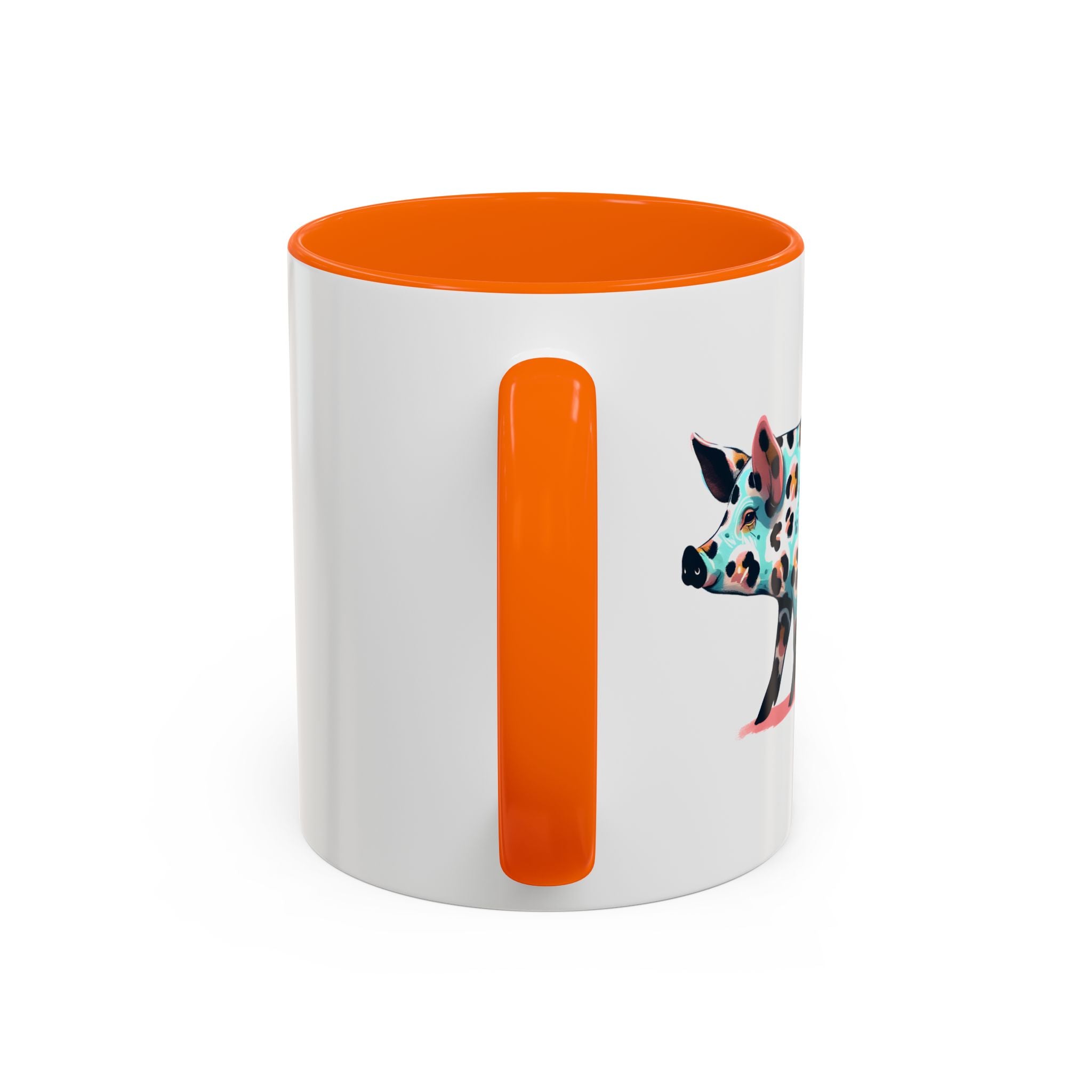 Playful Leopard Print Accent Coffee Mug | Unique Gift for Animal Lovers, Kitchen Decor, Tea Lovers, Birthday Present, Personalized Mug