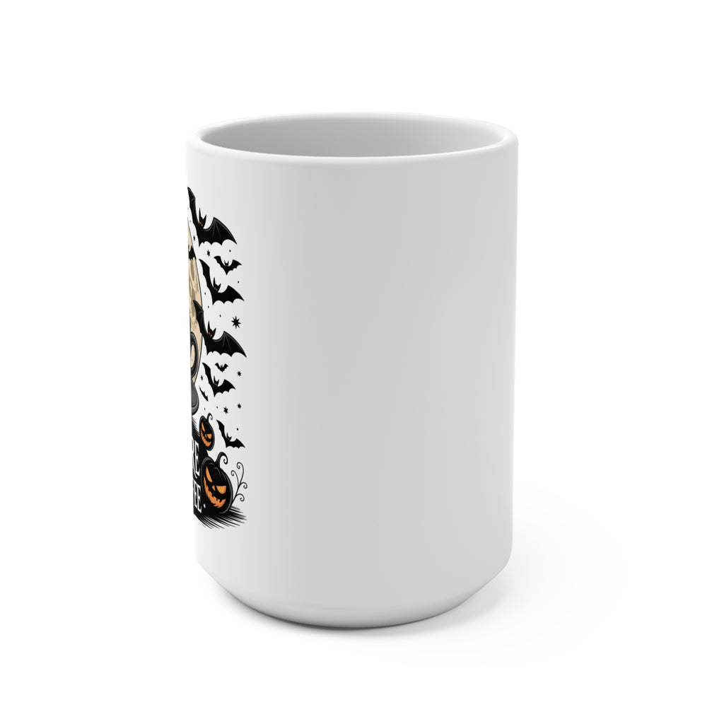 Spooky Halloween Mug - Perfect for Cozy Nights, Friends Gatherings, and Fall Celebrations, 15oz Coffee Cup