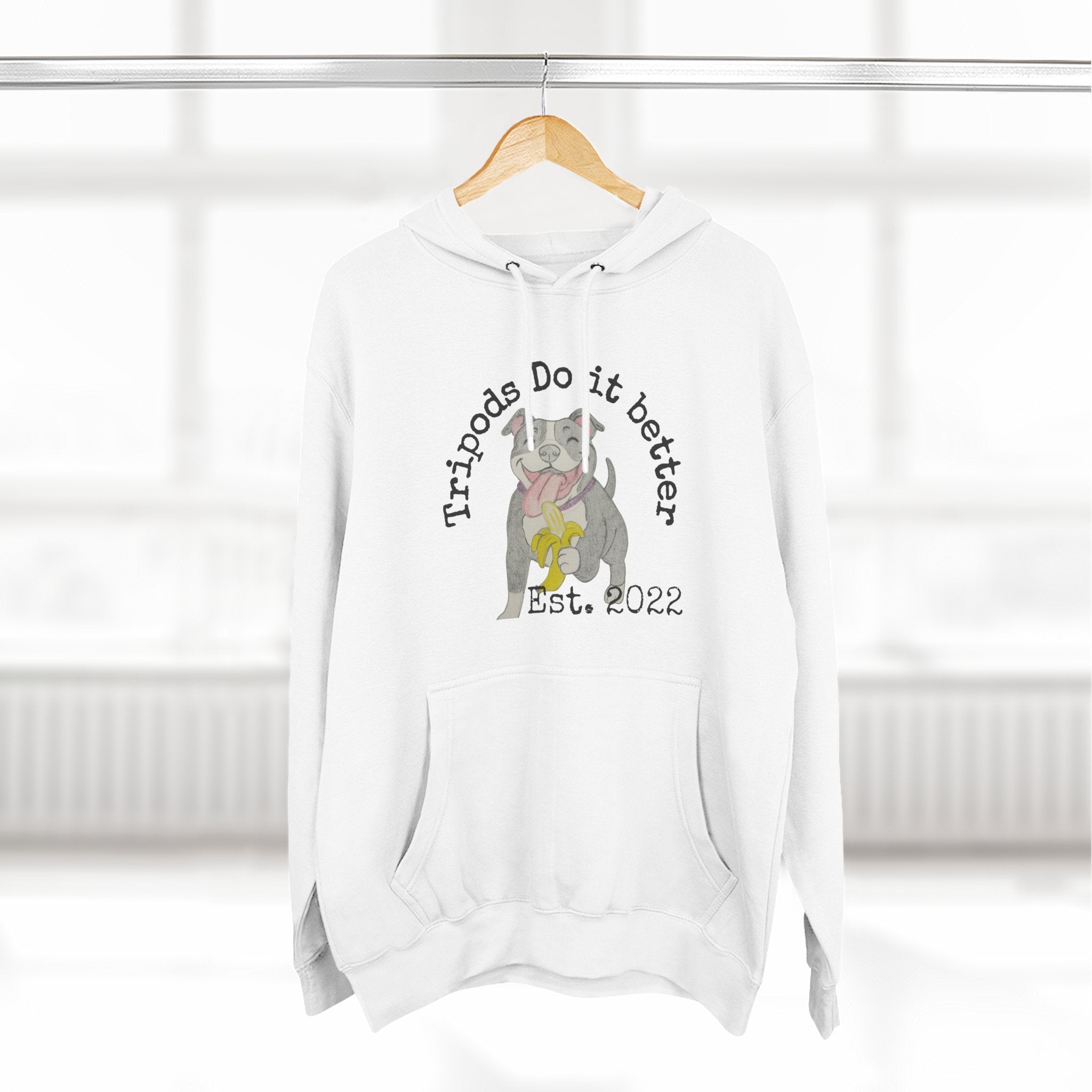 Three-Panel Fleece Hoodie - Perfect Gift for Animal Lovers, Cozy Comfort for Any Occasion, Celebrating Pets, Unique Pet Tribute [...]