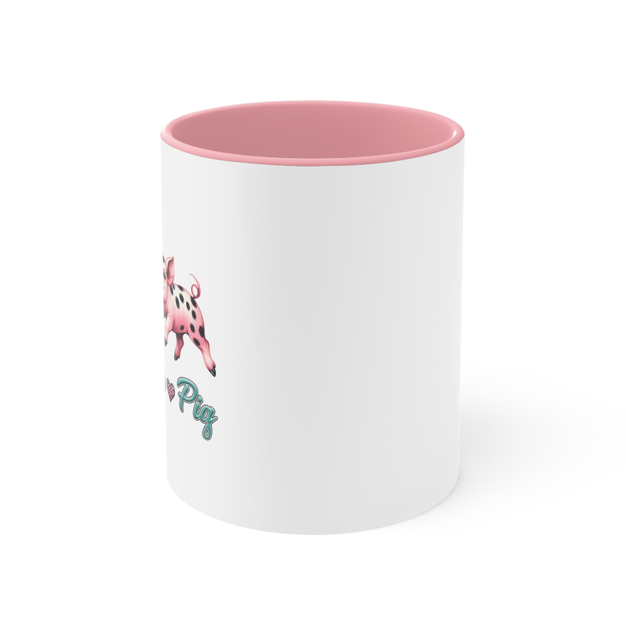 Cute Piggy Accent Mugs - Perfect for Coffee Lovers, Animal Lovers, Gifts, Tea Time, Kitchen Decor