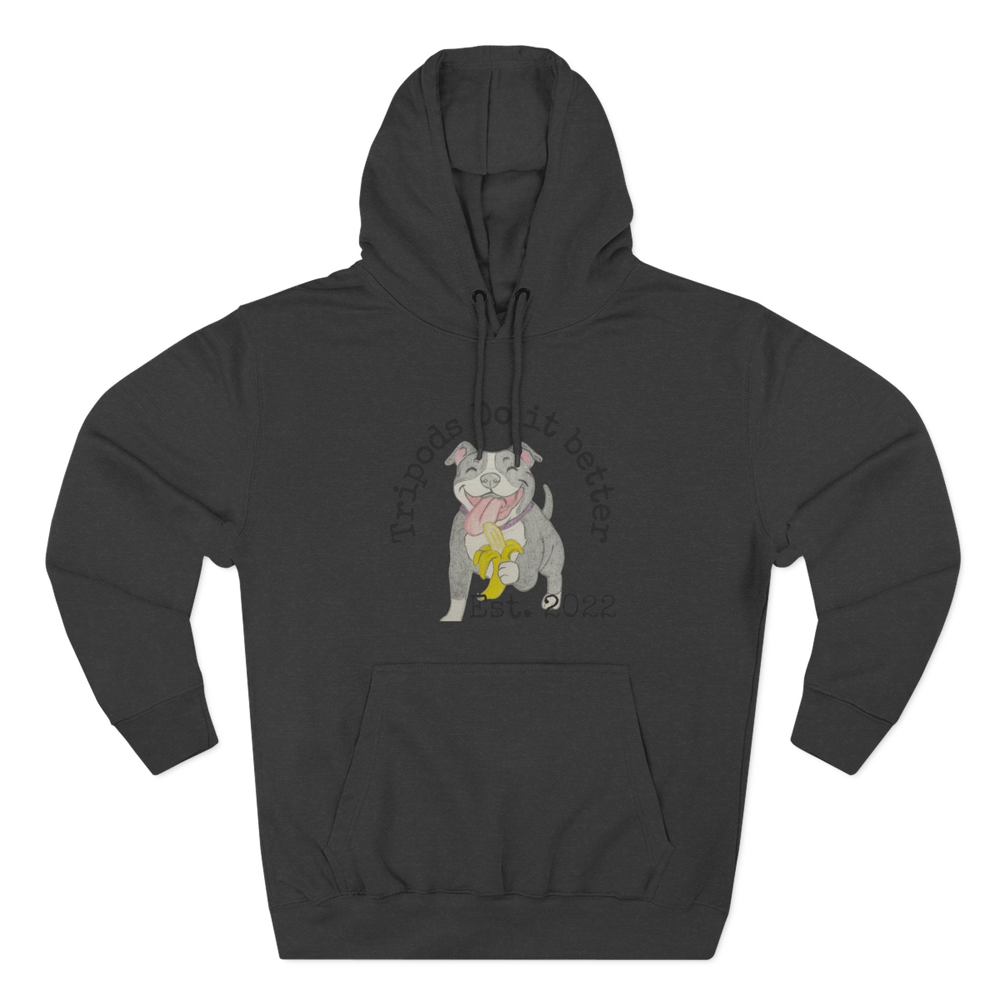 Three-Panel Fleece Hoodie - Perfect Gift for Animal Lovers, Cozy Comfort for Any Occasion, Celebrating Pets, Unique Pet Tribute [...]