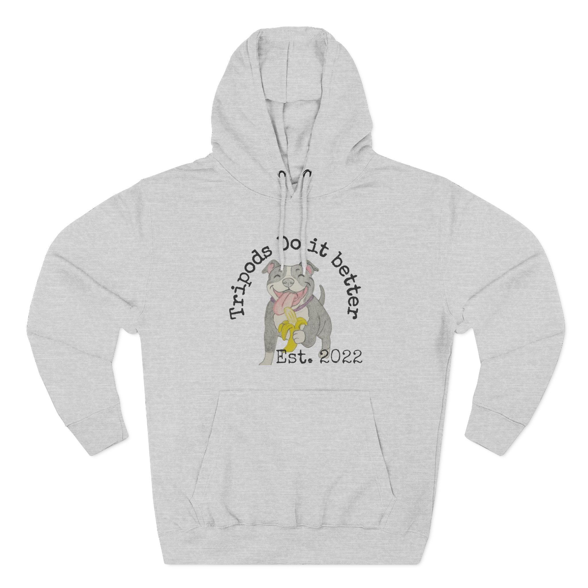 Three-Panel Fleece Hoodie - Perfect Gift for Animal Lovers, Cozy Comfort for Any Occasion, Celebrating Pets, Unique Pet Tribute [...]