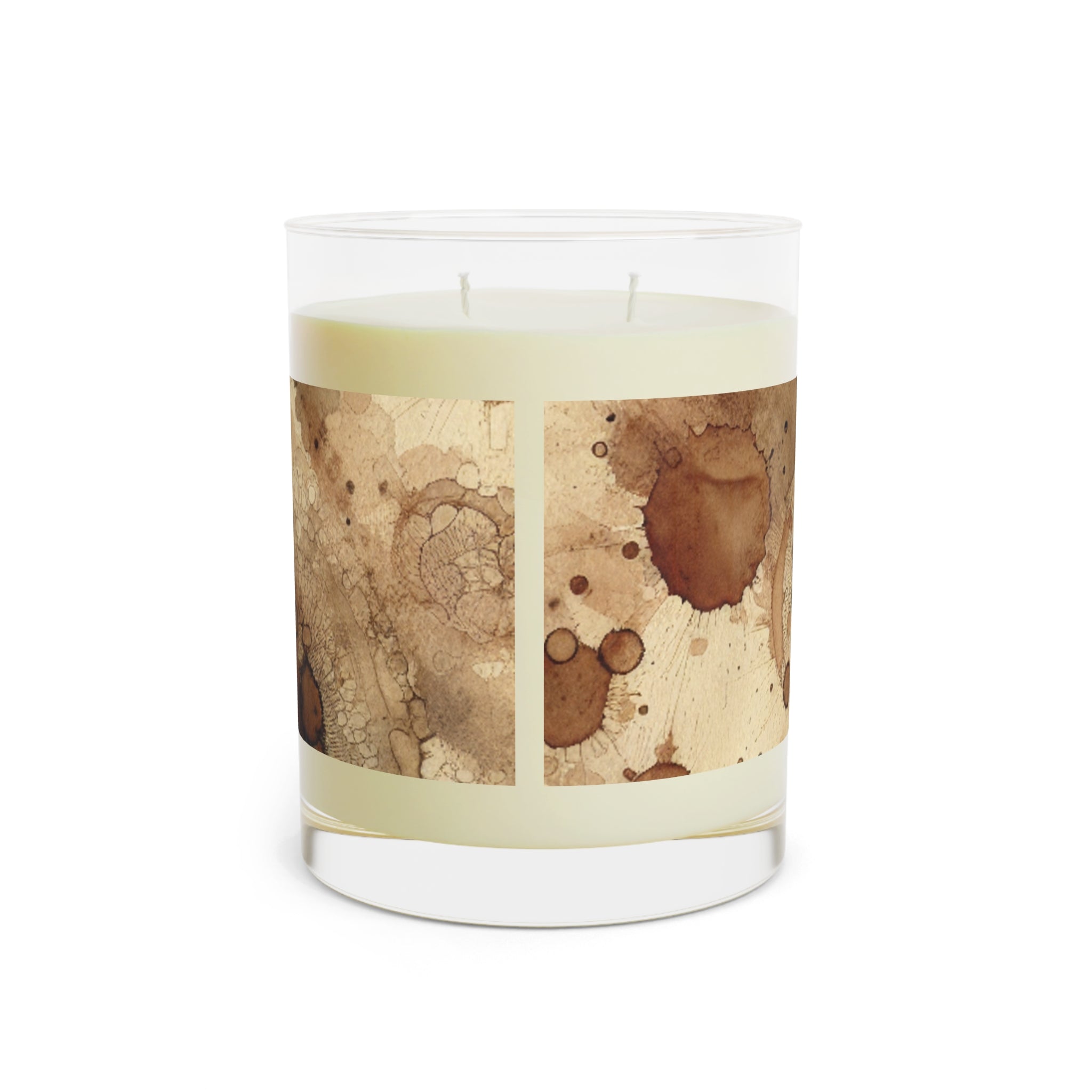 Coffee Time Scented Candle - Full Glass, 11oz, Relaxing Gift for Coffee Lovers, Home Decor, Aromatherapy, Warm Ambiance