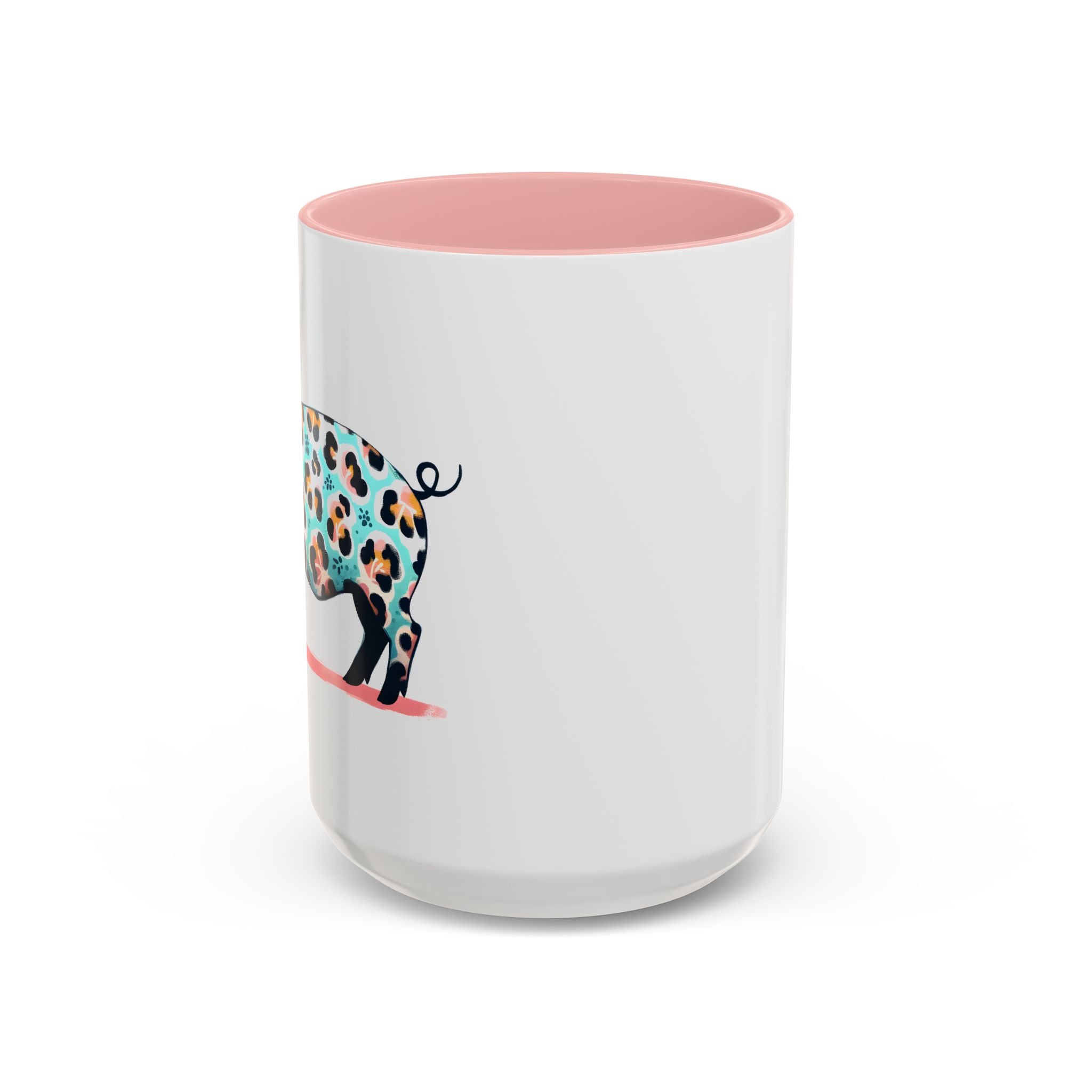 Playful Leopard Print Accent Coffee Mug | Unique Gift for Animal Lovers, Kitchen Decor, Tea Lovers, Birthday Present, Personalized Mug