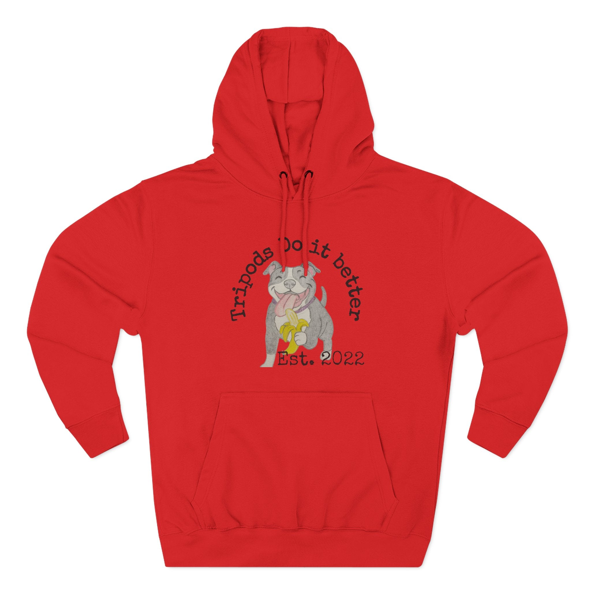 Three-Panel Fleece Hoodie - Perfect Gift for Animal Lovers, Cozy Comfort for Any Occasion, Celebrating Pets, Unique Pet Tribute [...]