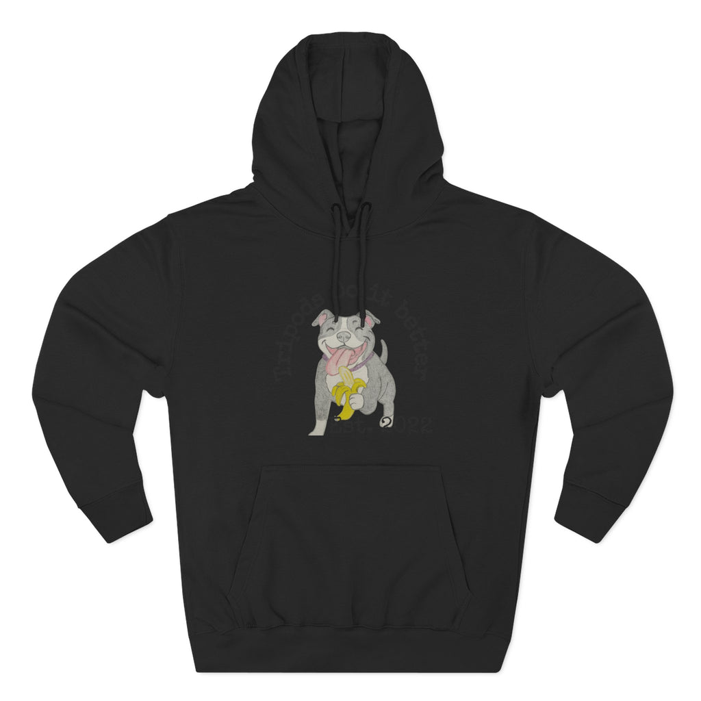 Three-Panel Fleece Hoodie - Perfect Gift for Animal Lovers, Cozy Comfort for Any Occasion, Celebrating Pets, Unique Pet Tribute [...]