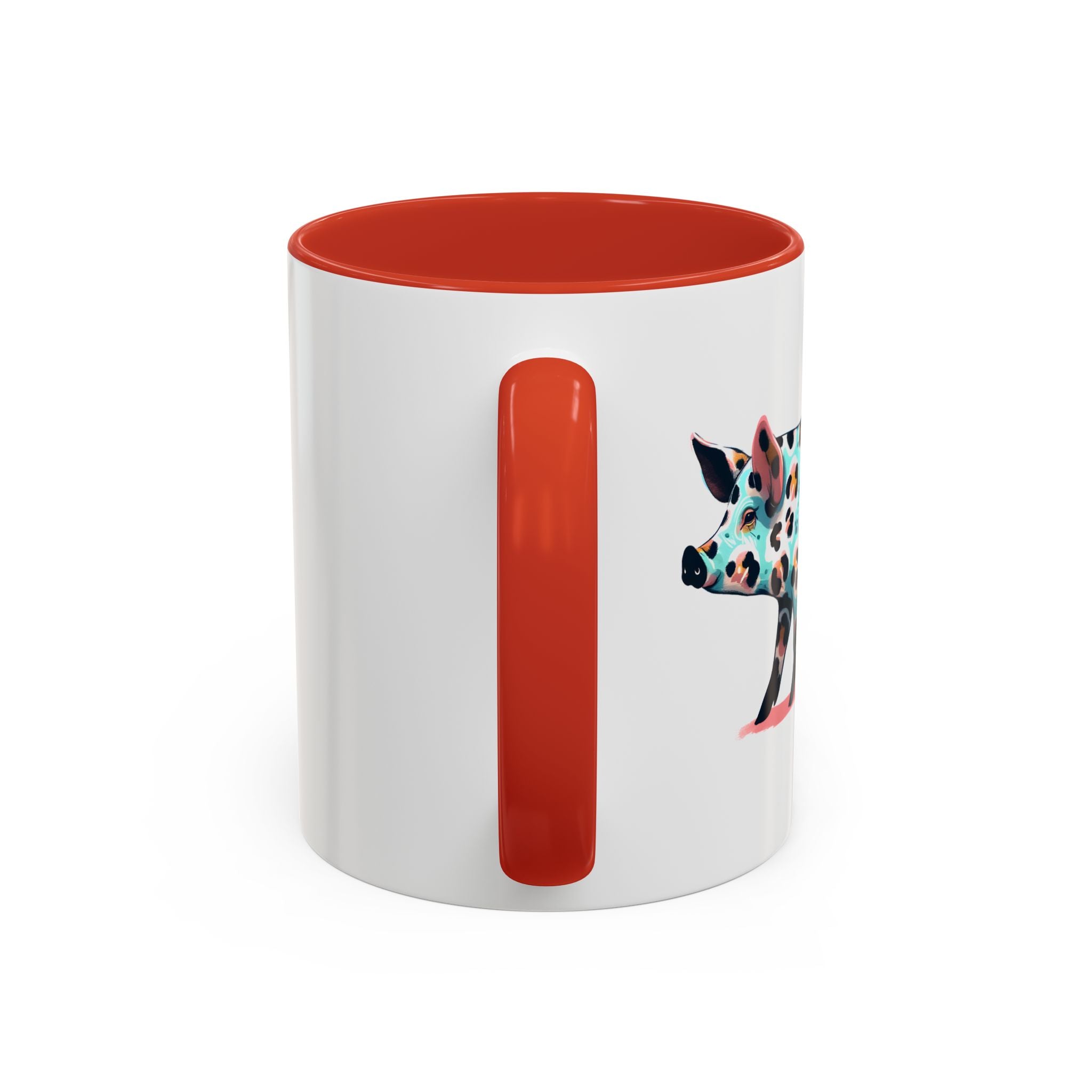 Playful Leopard Print Accent Coffee Mug | Unique Gift for Animal Lovers, Kitchen Decor, Tea Lovers, Birthday Present, Personalized Mug