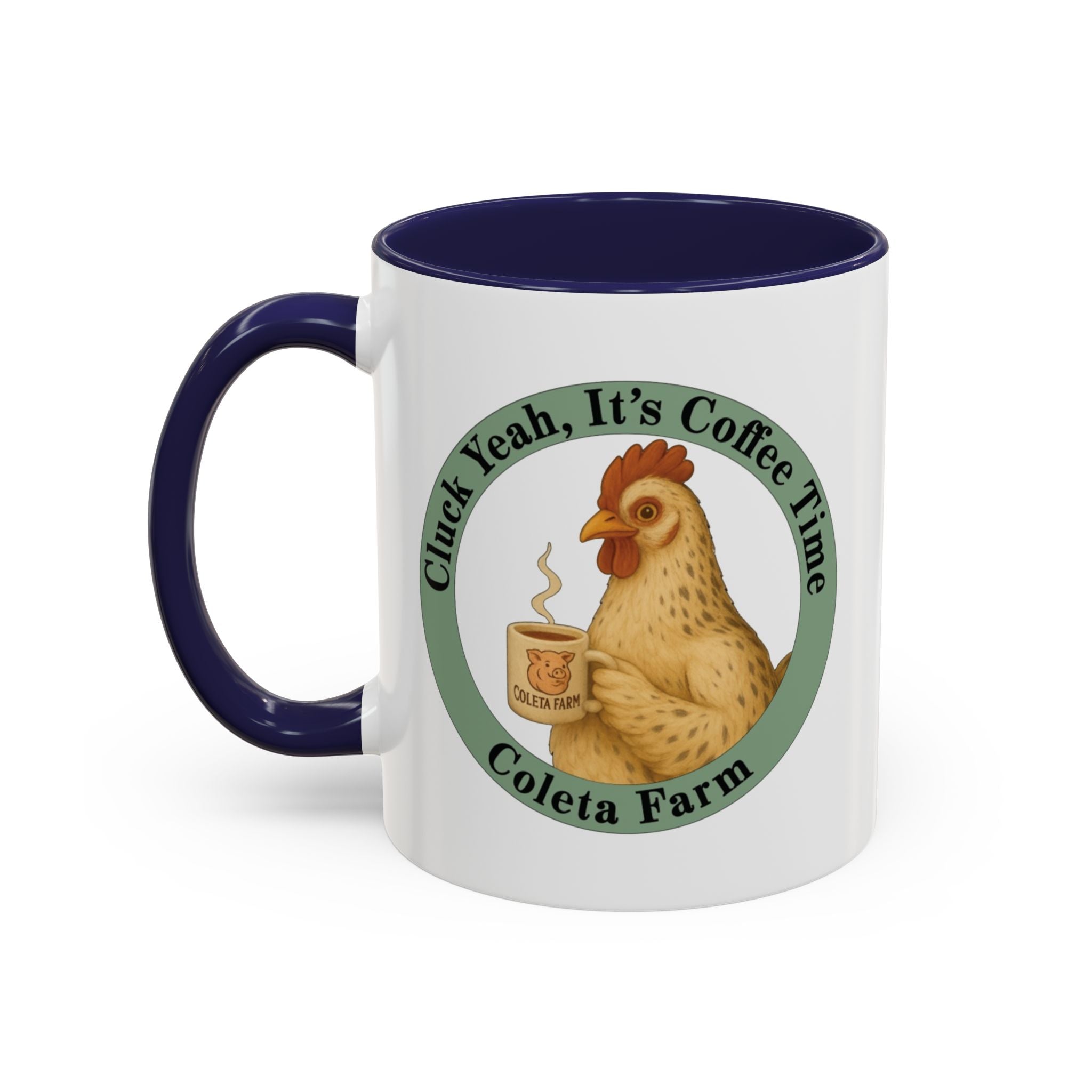 11 oz Charming Chicken Lover Coffee Mug, Gift for Cat Enthusiasts, Cozy Home Decor, Funny Cat Mug, Purrfect for Any Occasion