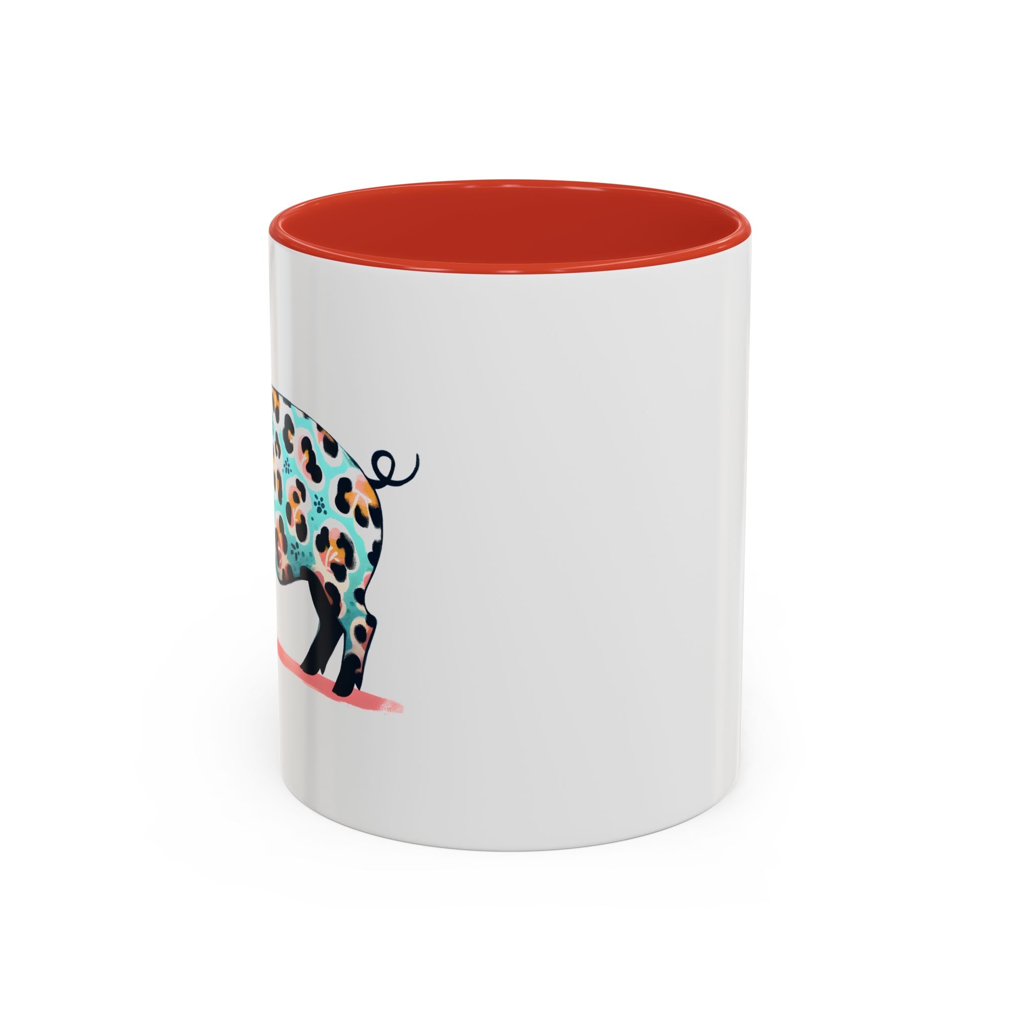 Playful Leopard Print Accent Coffee Mug | Unique Gift for Animal Lovers, Kitchen Decor, Tea Lovers, Birthday Present, Personalized Mug