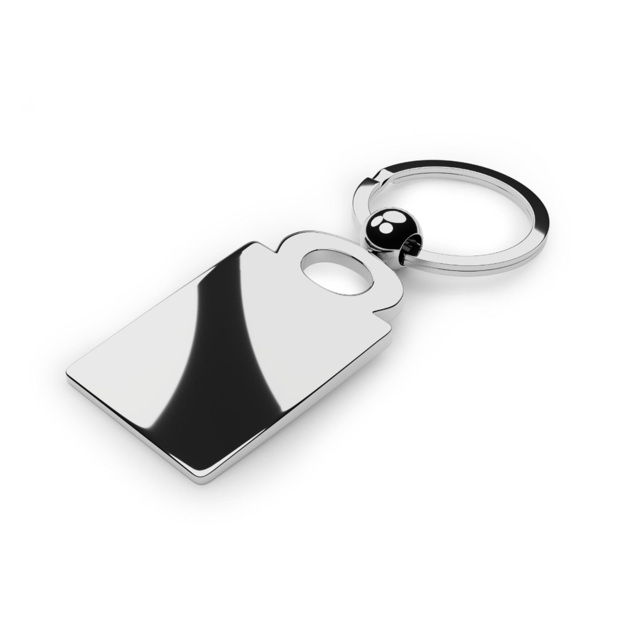 Rectangle Photo Keyring - Customizable Keychain, Farm Theme Keepsake, Unique Gift, Personalized Keyring, Cute Animal Design