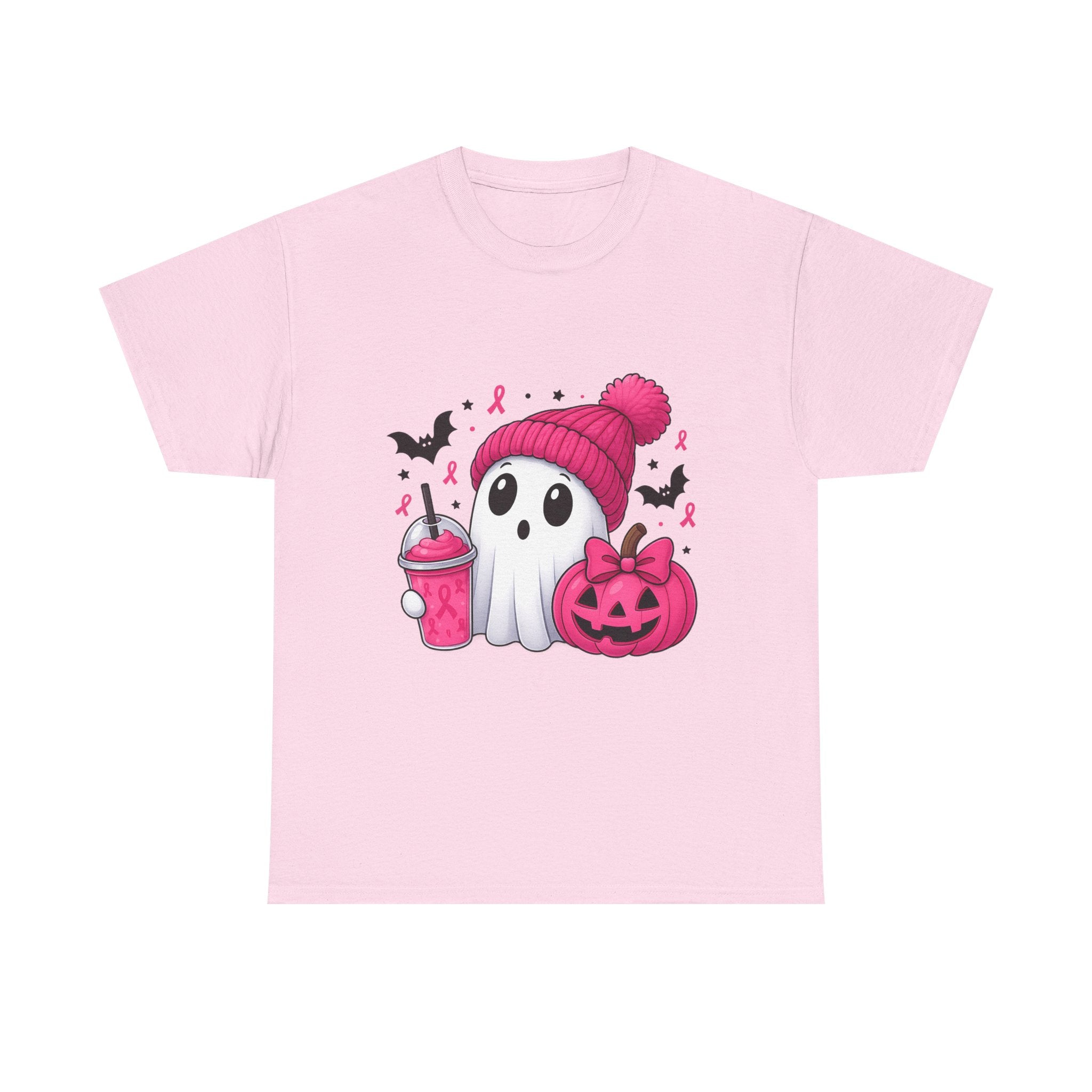 Cute Halloween Ghost Tee, Unisex Halloween Shirt, Spooky Graphic Tee, Fall Apparel, Trick or Treat Shirt, Pumpkin and Ghost Design