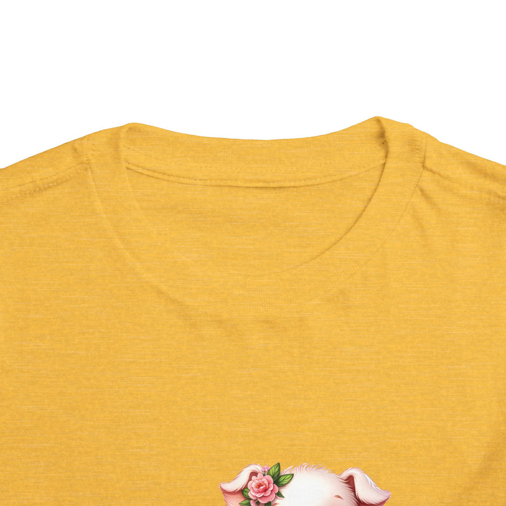 Sassy Pig Toddler Tee, Cute Kids T-Shirt, Birthday Gift, Toddler Apparel, Funny Animal Shirt, Playful Baby Tee