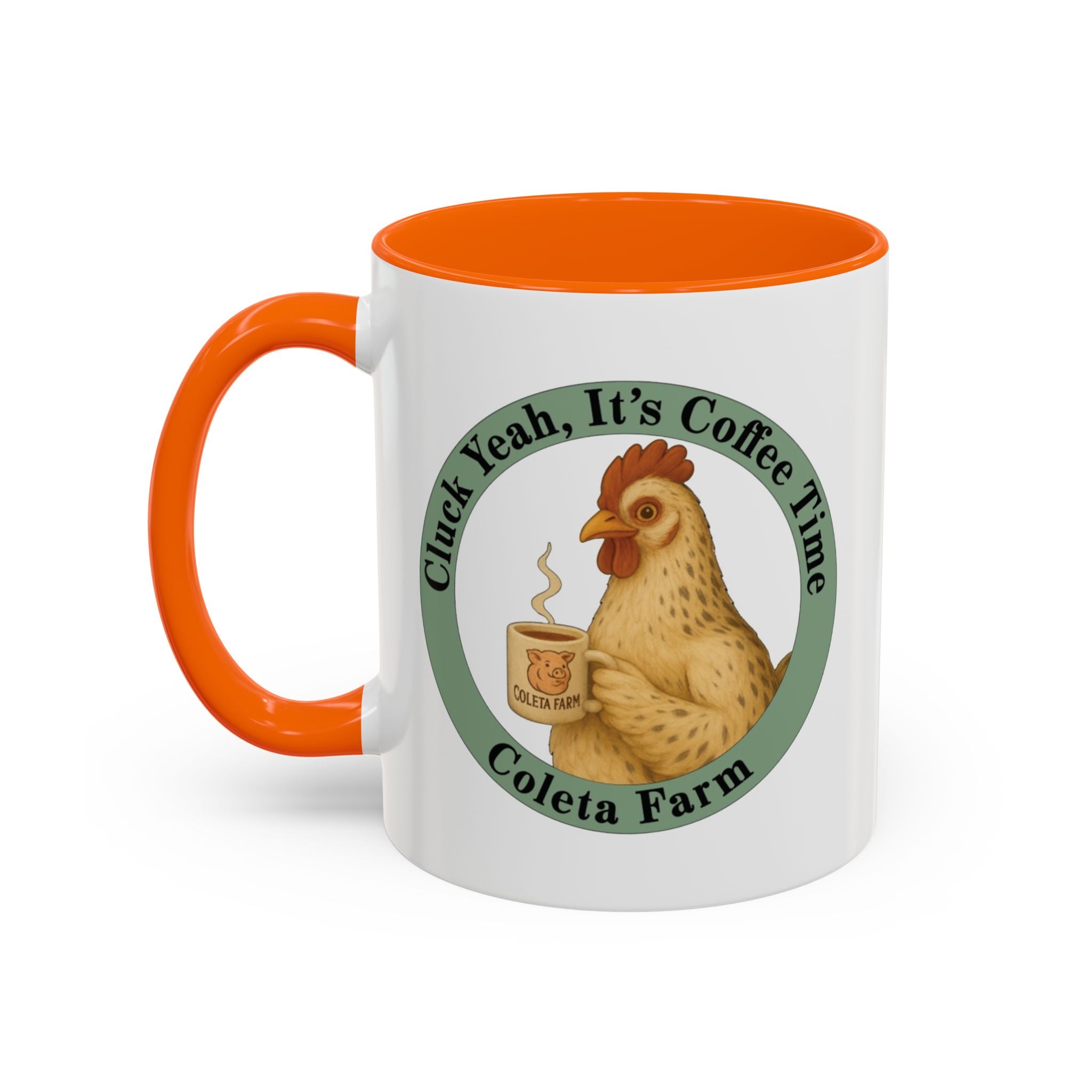 11 oz Charming Chicken Lover Coffee Mug, Gift for Cat Enthusiasts, Cozy Home Decor, Funny Cat Mug, Purrfect for Any Occasion