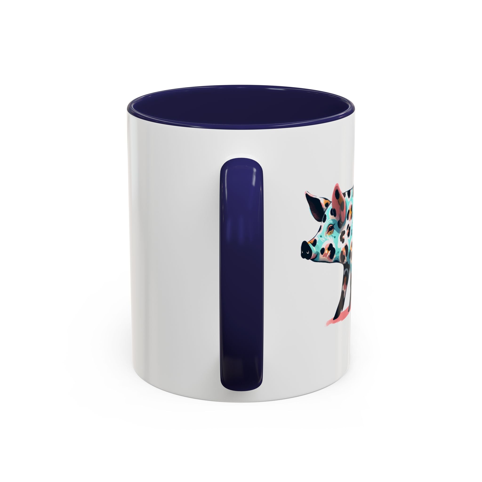 Playful Leopard Print Accent Coffee Mug | Unique Gift for Animal Lovers, Kitchen Decor, Tea Lovers, Birthday Present, Personalized Mug