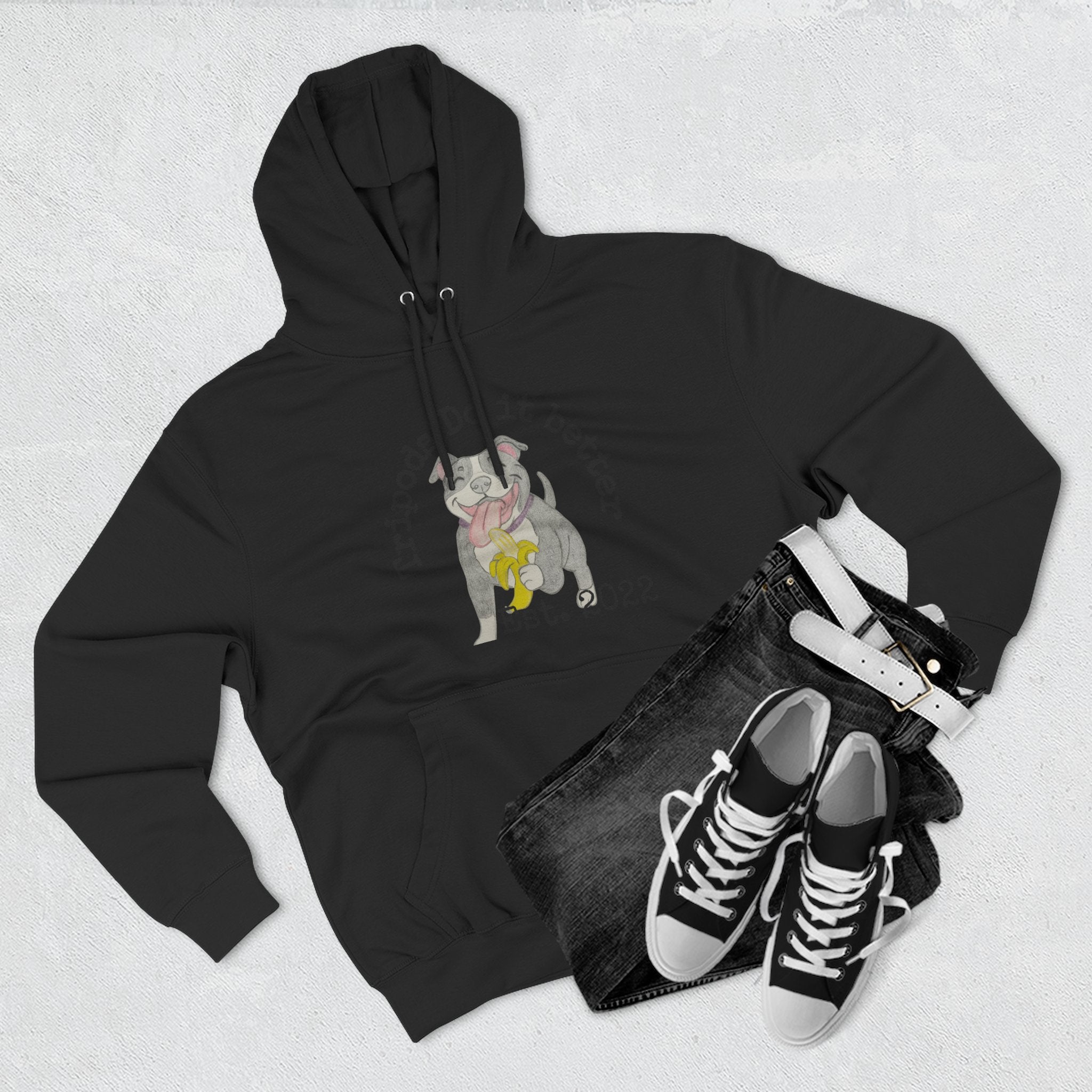 Three-Panel Fleece Hoodie - Perfect Gift for Animal Lovers, Cozy Comfort for Any Occasion, Celebrating Pets, Unique Pet Tribute [...]