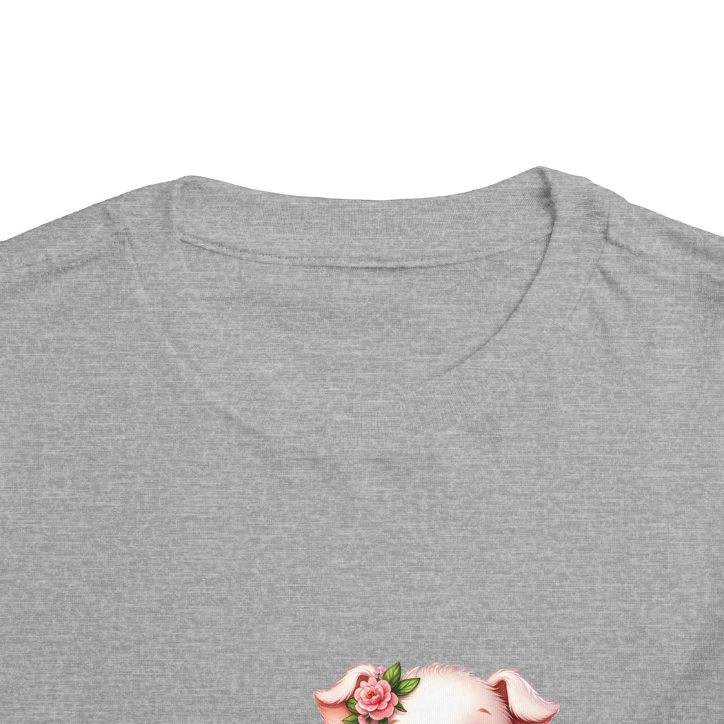 Sassy Pig Toddler Tee, Cute Kids T-Shirt, Birthday Gift, Toddler Apparel, Funny Animal Shirt, Playful Baby Tee