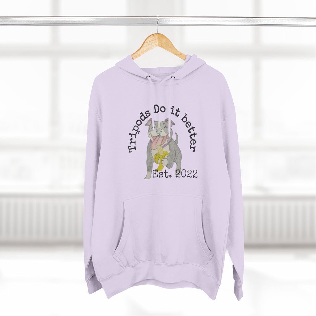 Three-Panel Fleece Hoodie - Perfect Gift for Animal Lovers, Cozy Comfort for Any Occasion, Celebrating Pets, Unique Pet Tribute [...]