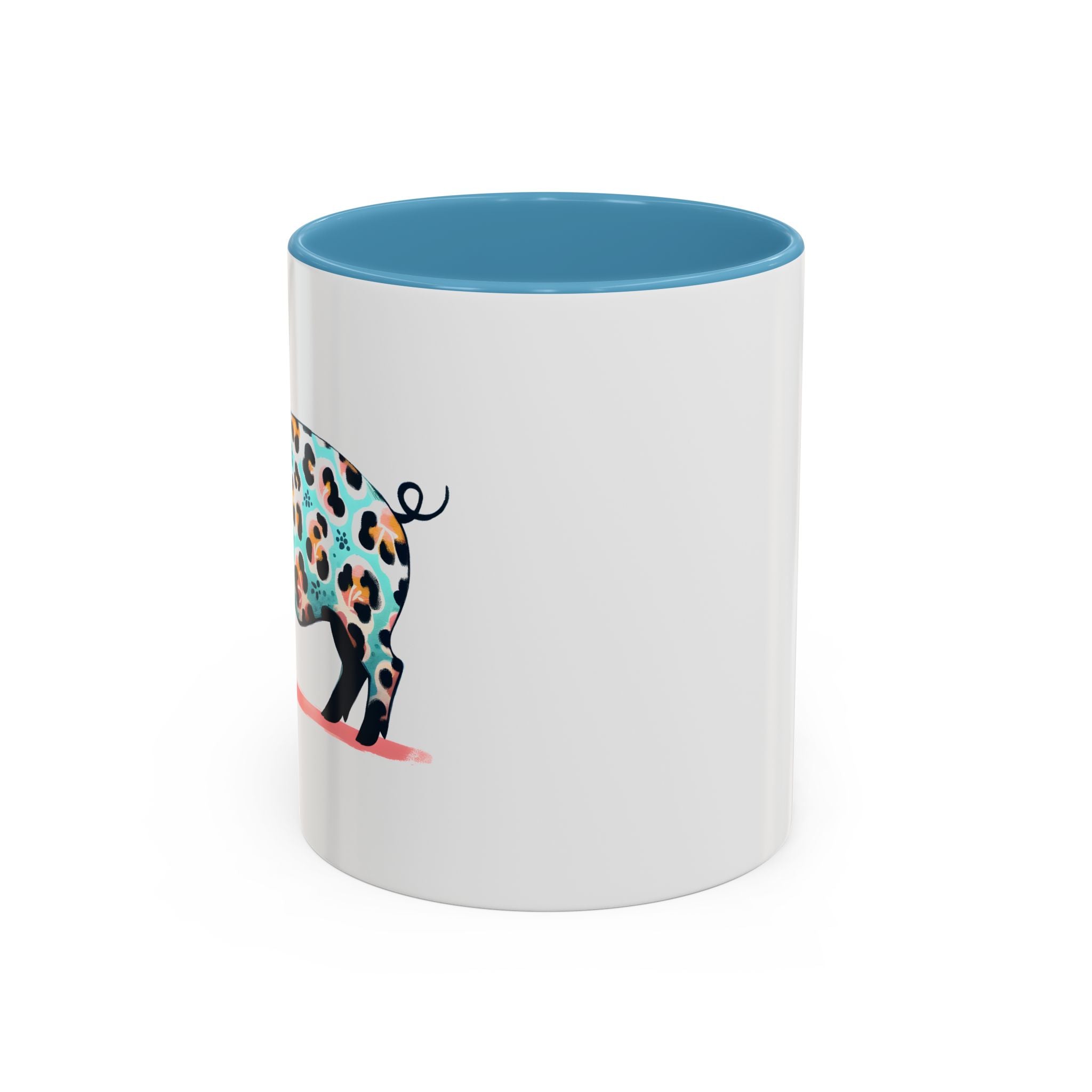 Playful Leopard Print Accent Coffee Mug | Unique Gift for Animal Lovers, Kitchen Decor, Tea Lovers, Birthday Present, Personalized Mug