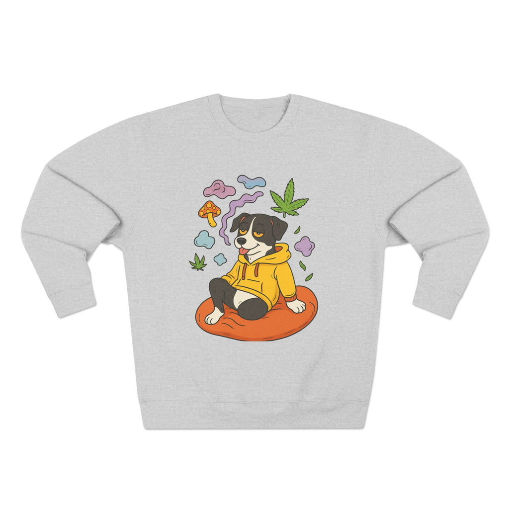Cozy Dog Lover's Sweatshirt, Chill Vibes, Animal Lovers Gift, Casual Wear, Cute Pet Apparel, Fun Lifestyle Apparel
