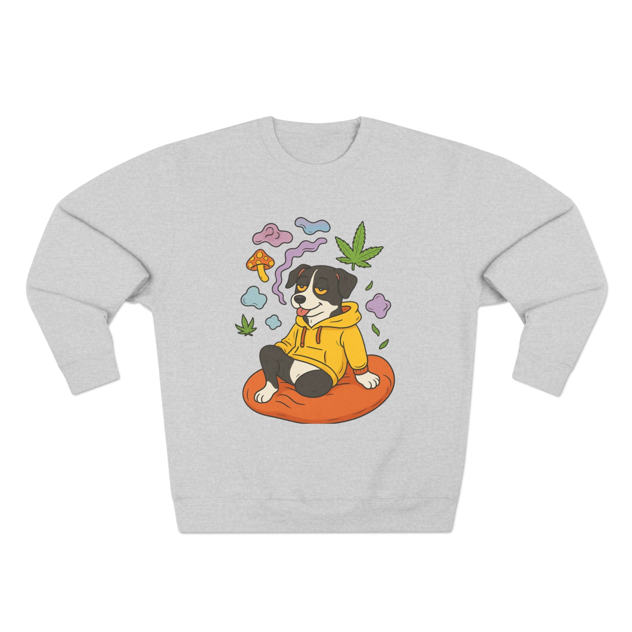 Cozy Dog Lover's Sweatshirt, Chill Vibes, Animal Lovers Gift, Casual Wear, Cute Pet Apparel, Fun Lifestyle Apparel