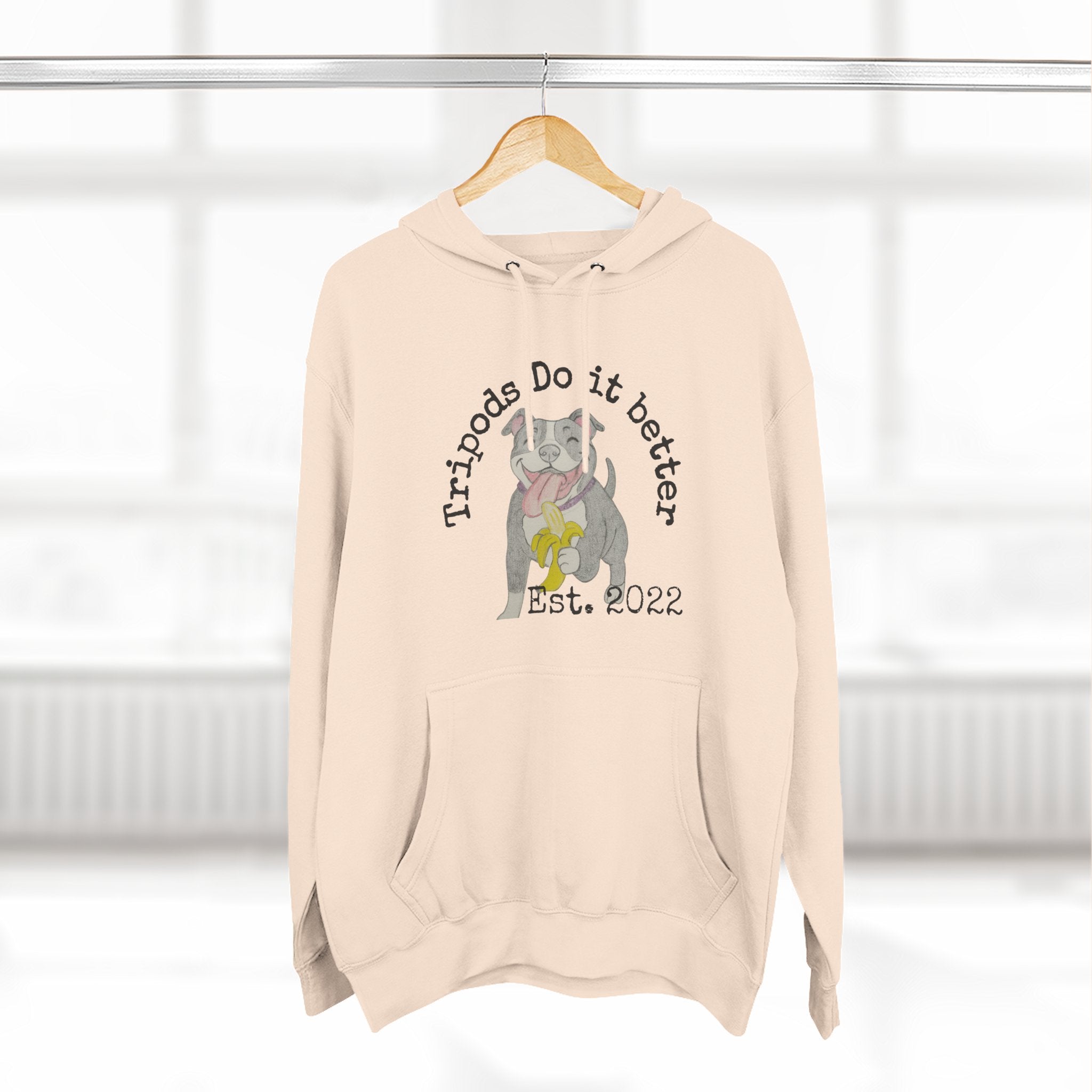 Three-Panel Fleece Hoodie - Perfect Gift for Animal Lovers, Cozy Comfort for Any Occasion, Celebrating Pets, Unique Pet Tribute [...]