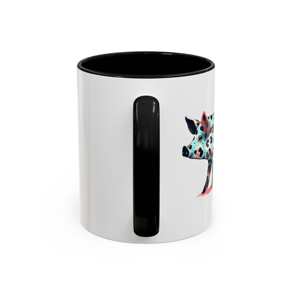 Playful Leopard Print Accent Coffee Mug | Unique Gift for Animal Lovers, Kitchen Decor, Tea Lovers, Birthday Present, Personalized Mug