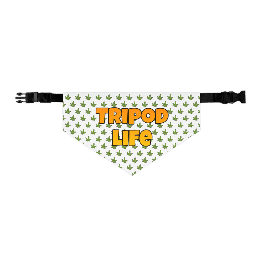 Fun Pet Bandana Collar | Tripod Life Dog Accessory, Cute Collar, Pet Gift, Personalized Dog Scarf, Dog Lovers, Holiday Pet Wear