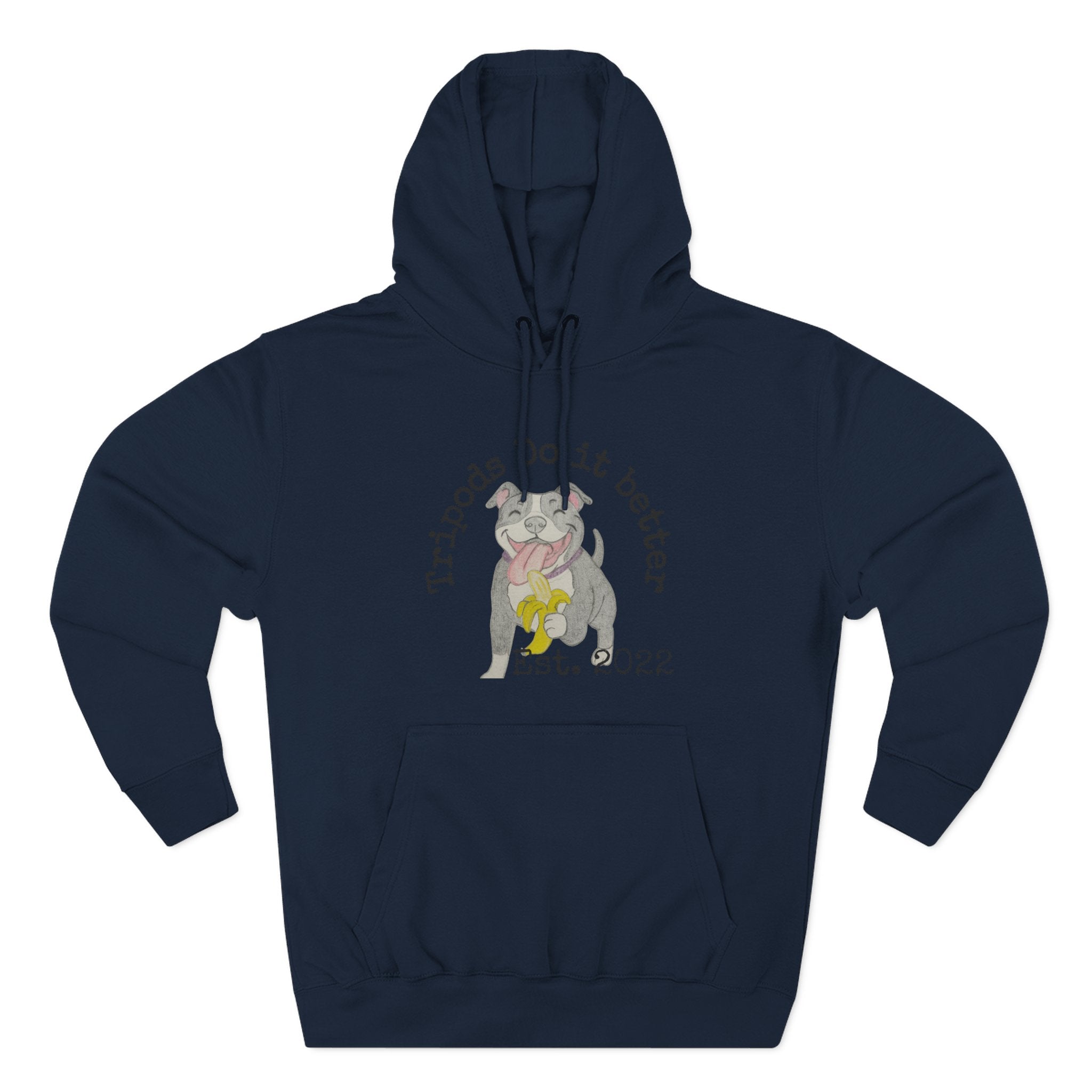 Three-Panel Fleece Hoodie - Perfect Gift for Animal Lovers, Cozy Comfort for Any Occasion, Celebrating Pets, Unique Pet Tribute [...]