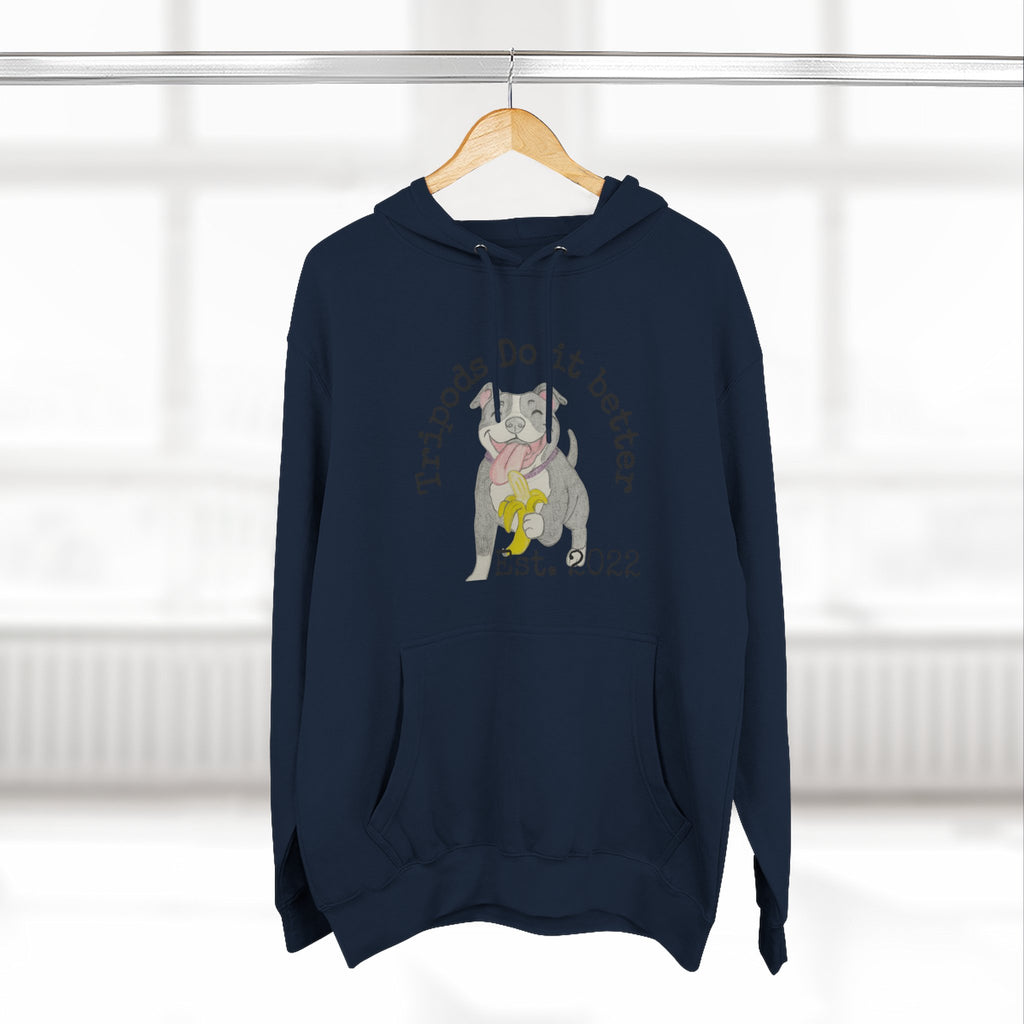 Three-Panel Fleece Hoodie - Perfect Gift for Animal Lovers, Cozy Comfort for Any Occasion, Celebrating Pets, Unique Pet Tribute [...]