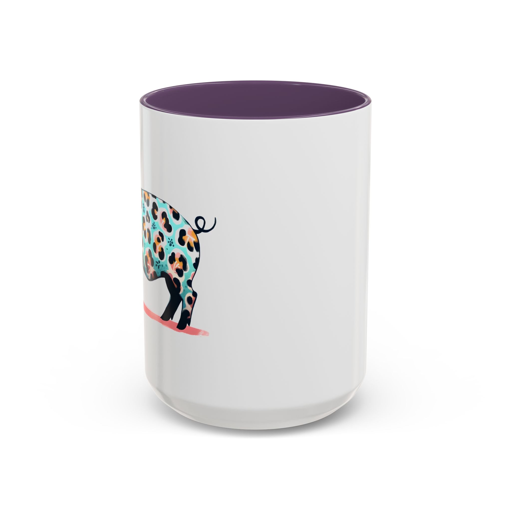 Playful Leopard Print Accent Coffee Mug | Unique Gift for Animal Lovers, Kitchen Decor, Tea Lovers, Birthday Present, Personalized Mug