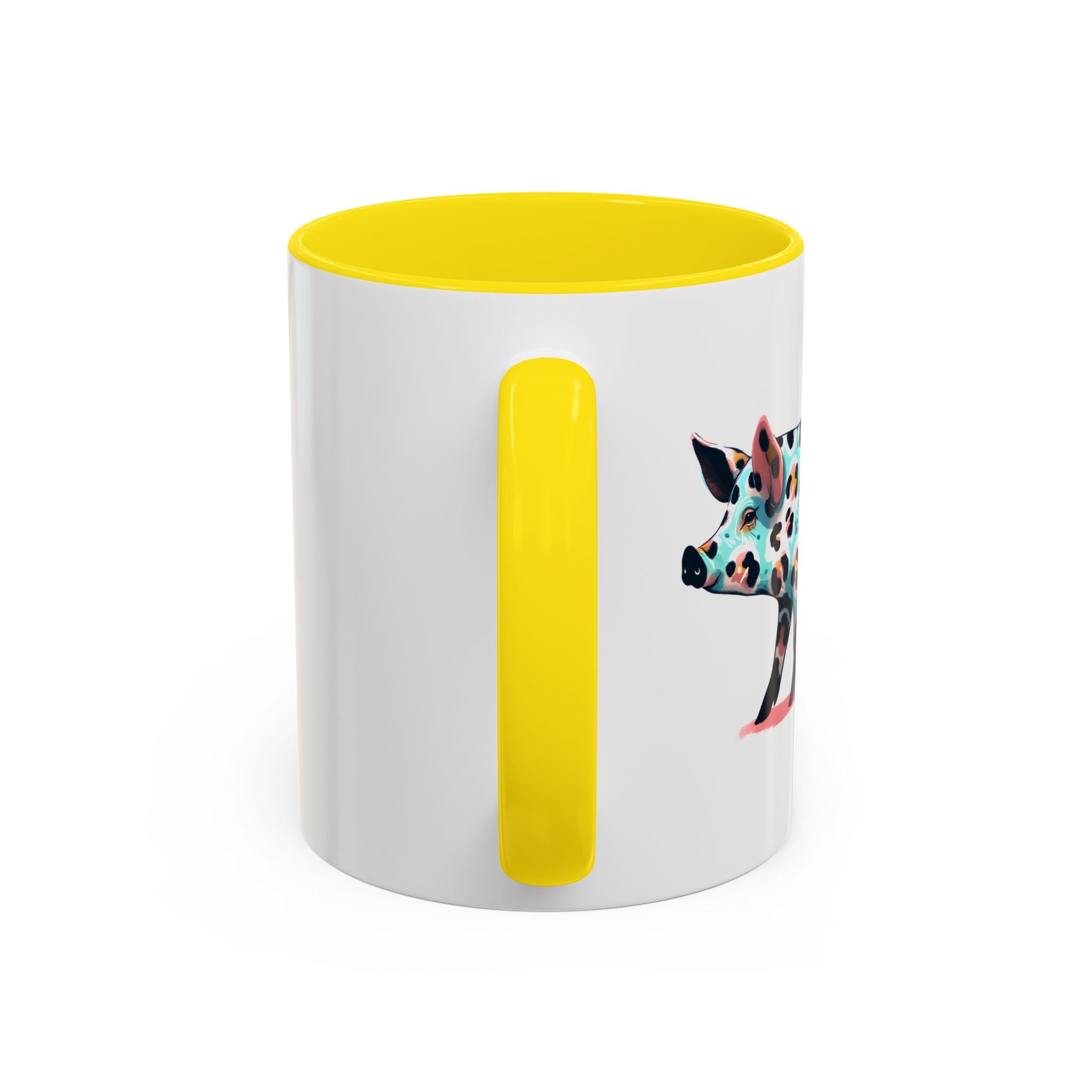 Playful Leopard Print Accent Coffee Mug | Unique Gift for Animal Lovers, Kitchen Decor, Tea Lovers, Birthday Present, Personalized Mug