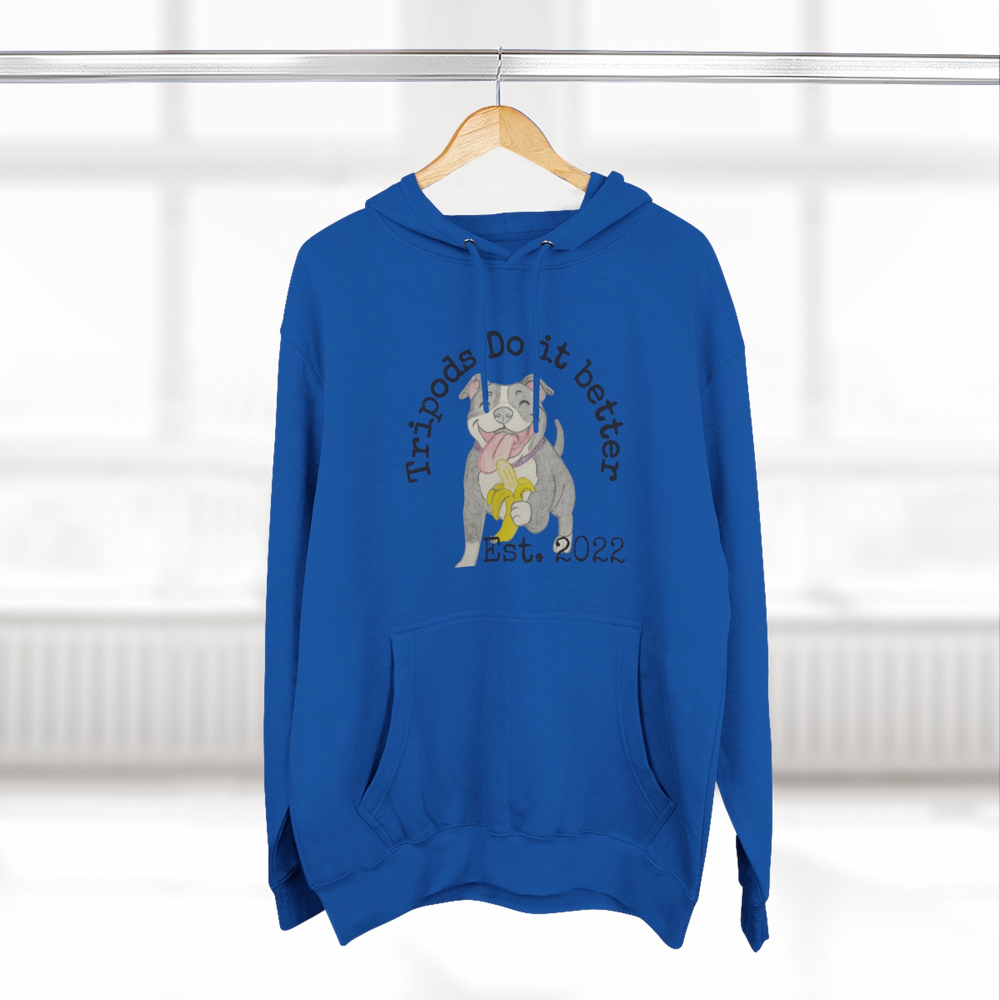 Three-Panel Fleece Hoodie - Perfect Gift for Animal Lovers, Cozy Comfort for Any Occasion, Celebrating Pets, Unique Pet Tribute [...]
