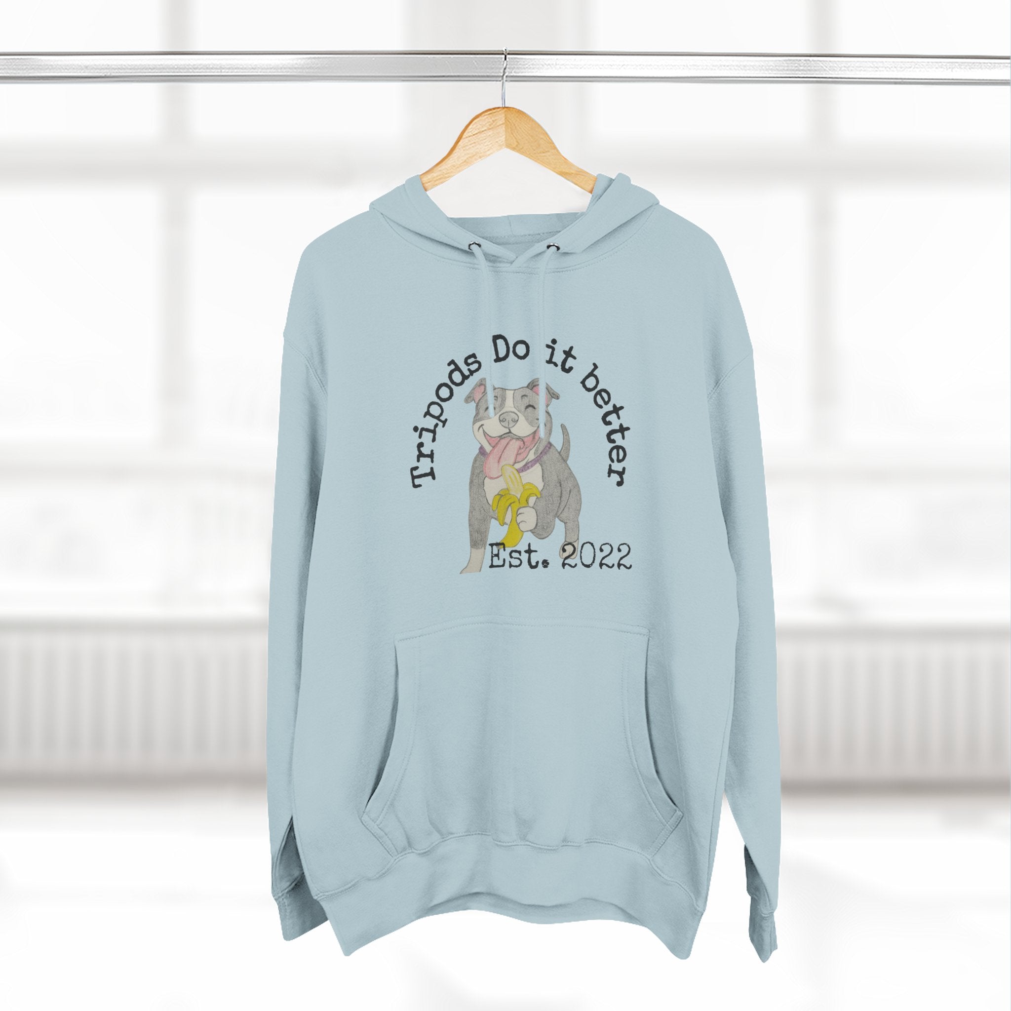 Three-Panel Fleece Hoodie - Perfect Gift for Animal Lovers, Cozy Comfort for Any Occasion, Celebrating Pets, Unique Pet Tribute [...]